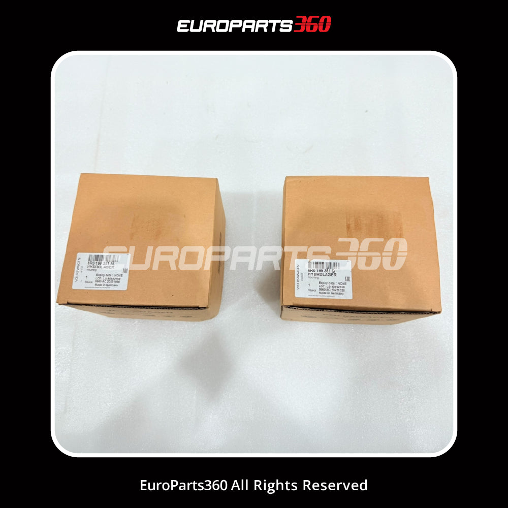 Audi A4 A5 Front Engine Mount Set 8R0199381AL, 8R0199381G