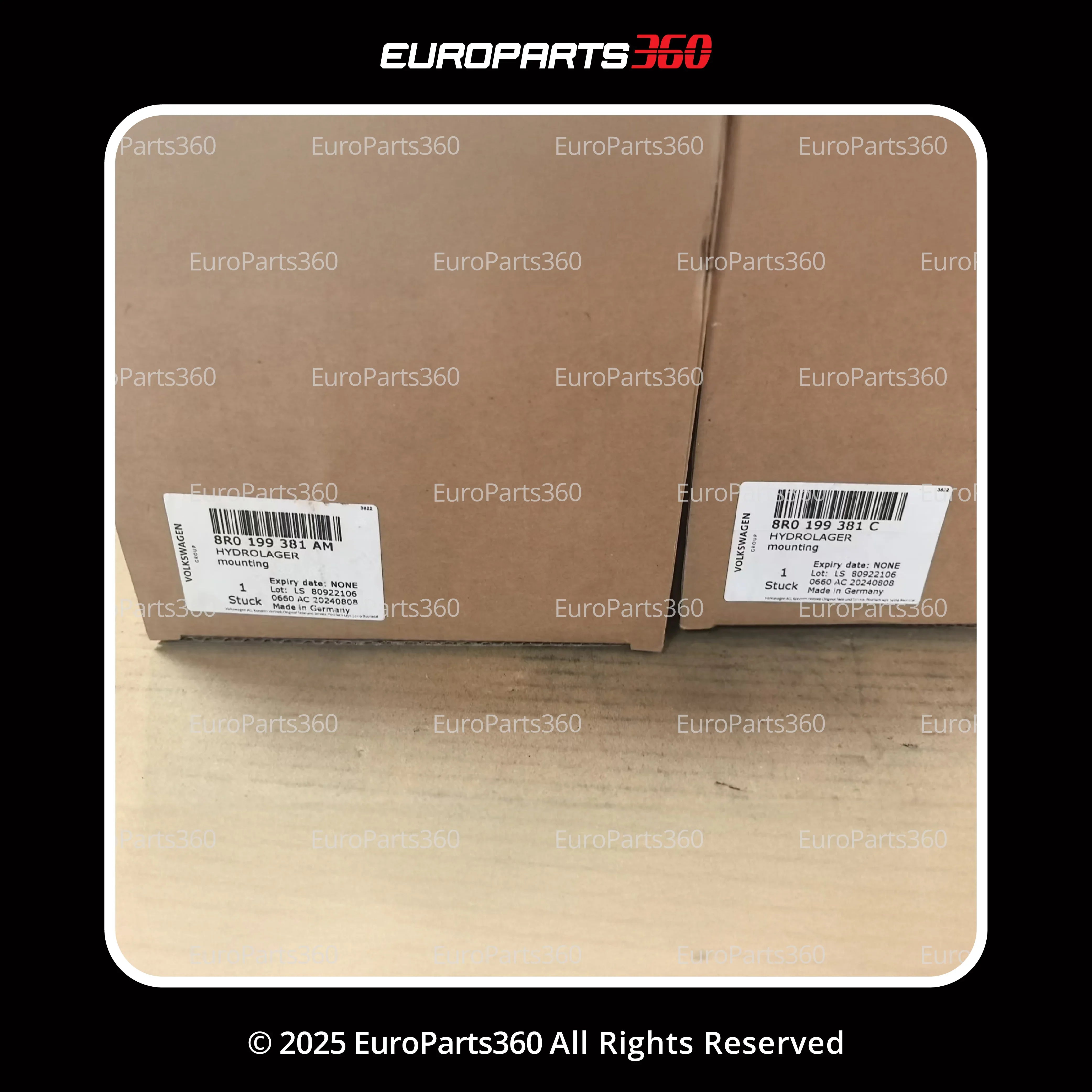 Audi A4, A5, Q5 Left & Right Engine Mount Set | Genuine 8R0199381C / 8R0199381G - Europarts360