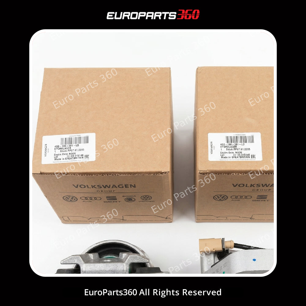 Audi A6 A7 A8 Engine Mount Set 4G0199381LC 4G0199381LD (2010-2018)