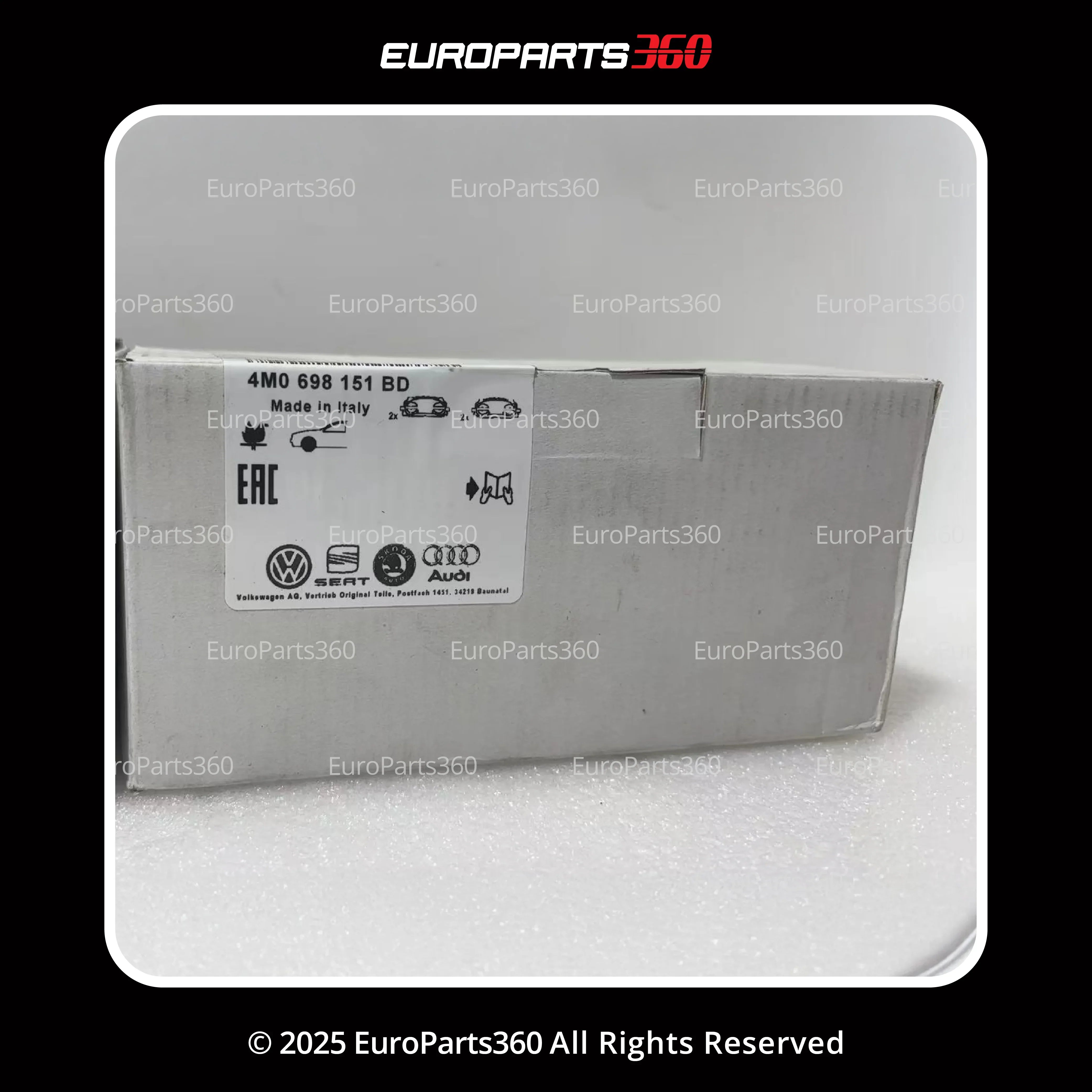 Audi A6 Quattro, A7 Quattro, A8 Quattro Front Brake Pads | Genuine 8W0698151BE - Europarts360