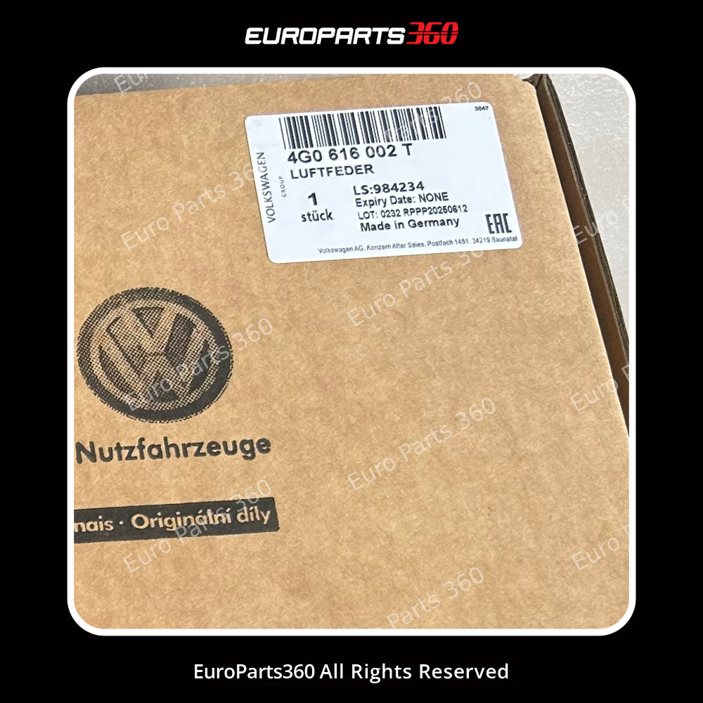 Audi A6 RS6 C7 A7 RS7 S7 Rear Right Air Spring 4G0616002T (2010-2018) Europarts360