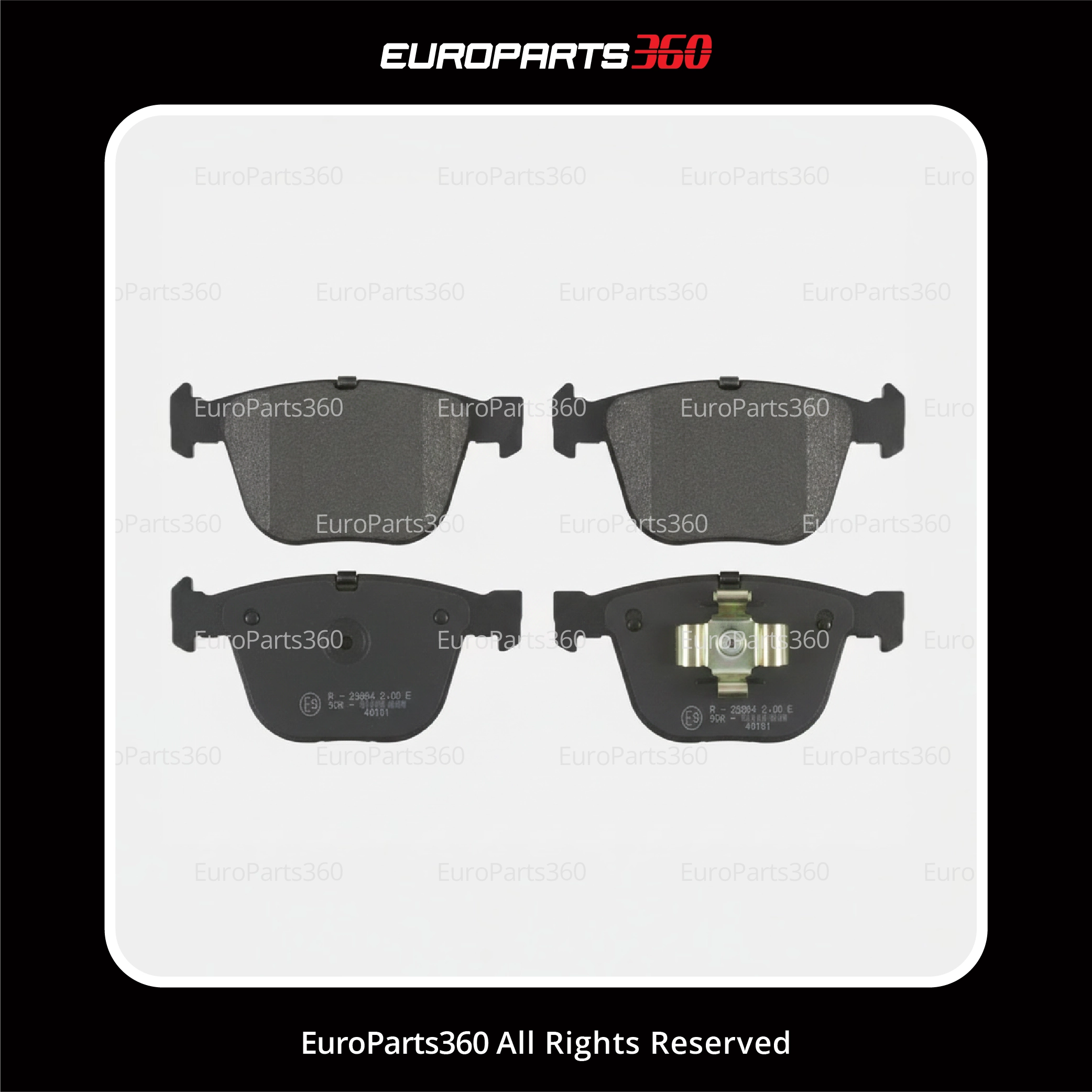 BMW Bentley Rolls-Royce Rear Brake Pad Set with Sensor 34110301476 34356792571 Europarts360