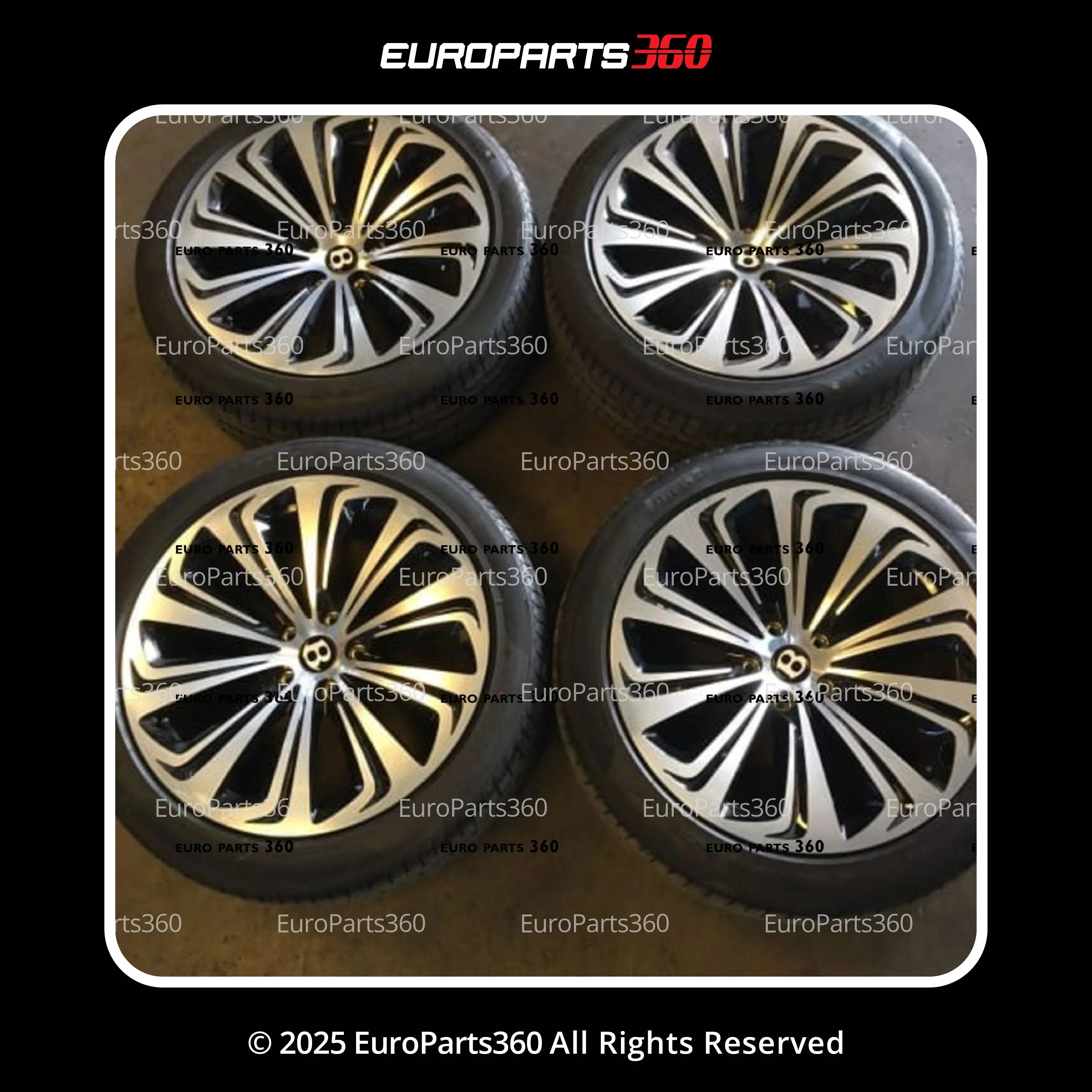 Bentley Bentayga 22 Inch Alloy Wheel Rims Set 36A601025S - Europarts360