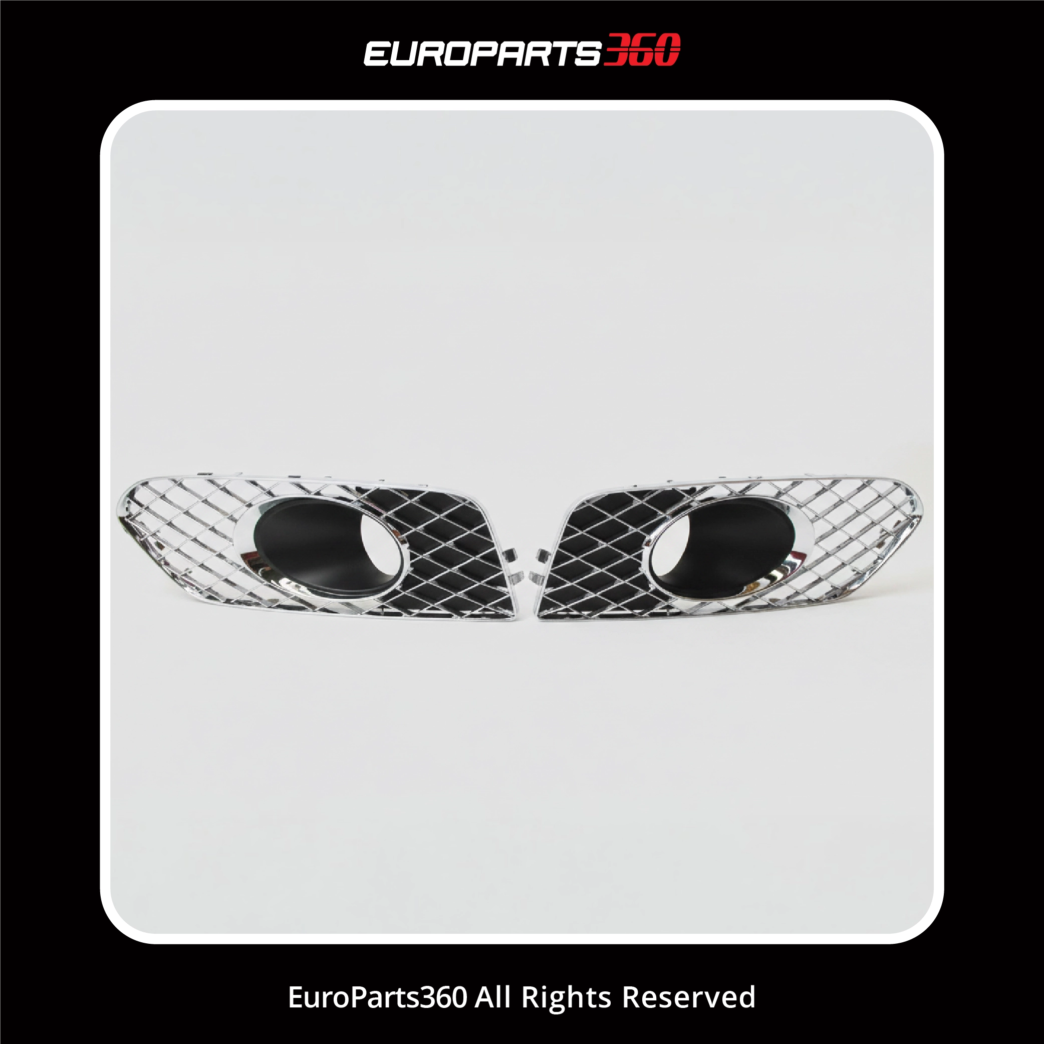 Bentley Bentayga Front Bumper Corner Grilles – Chrome (2pcs) 36A807345 & 36A807346 (2016–2020) (aftermarket) Genuine -OEM- Europarts360