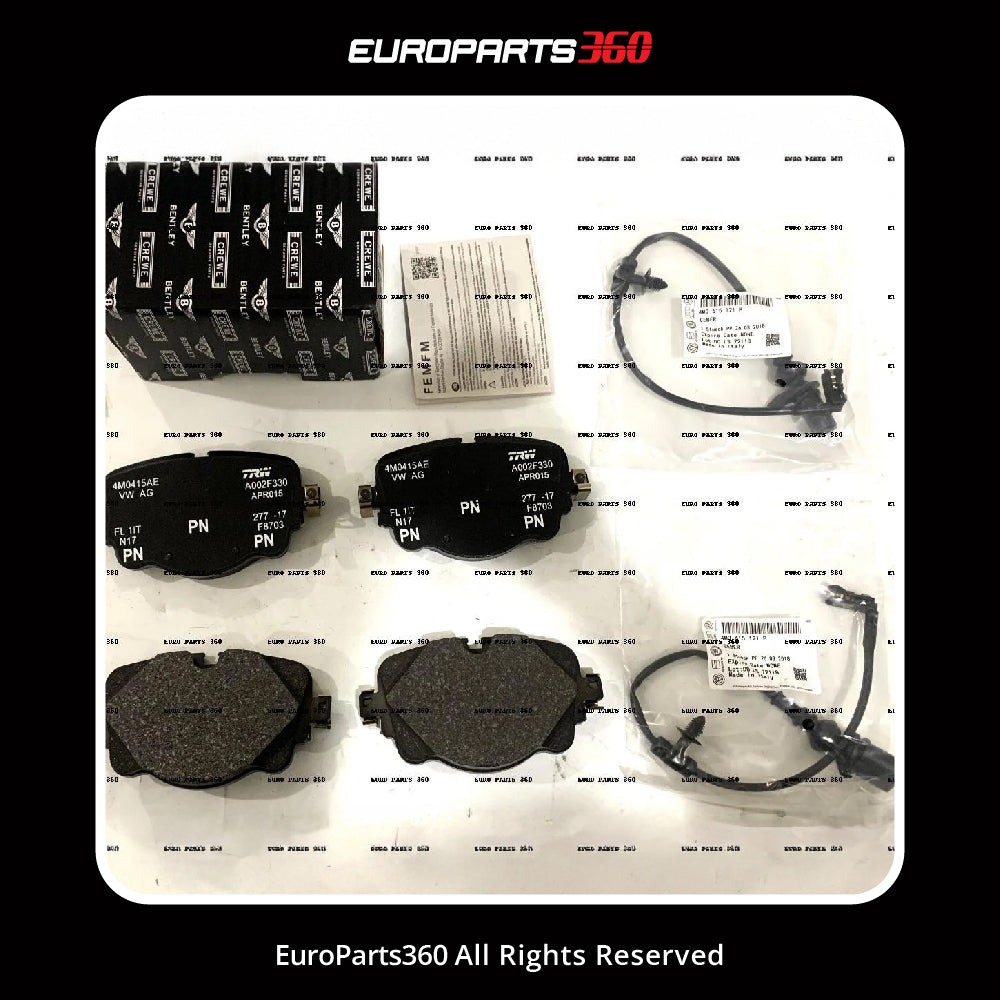 Bentley Bentayga Rear Brake Pads Set With Sensors 4m0698451c - Europarts360