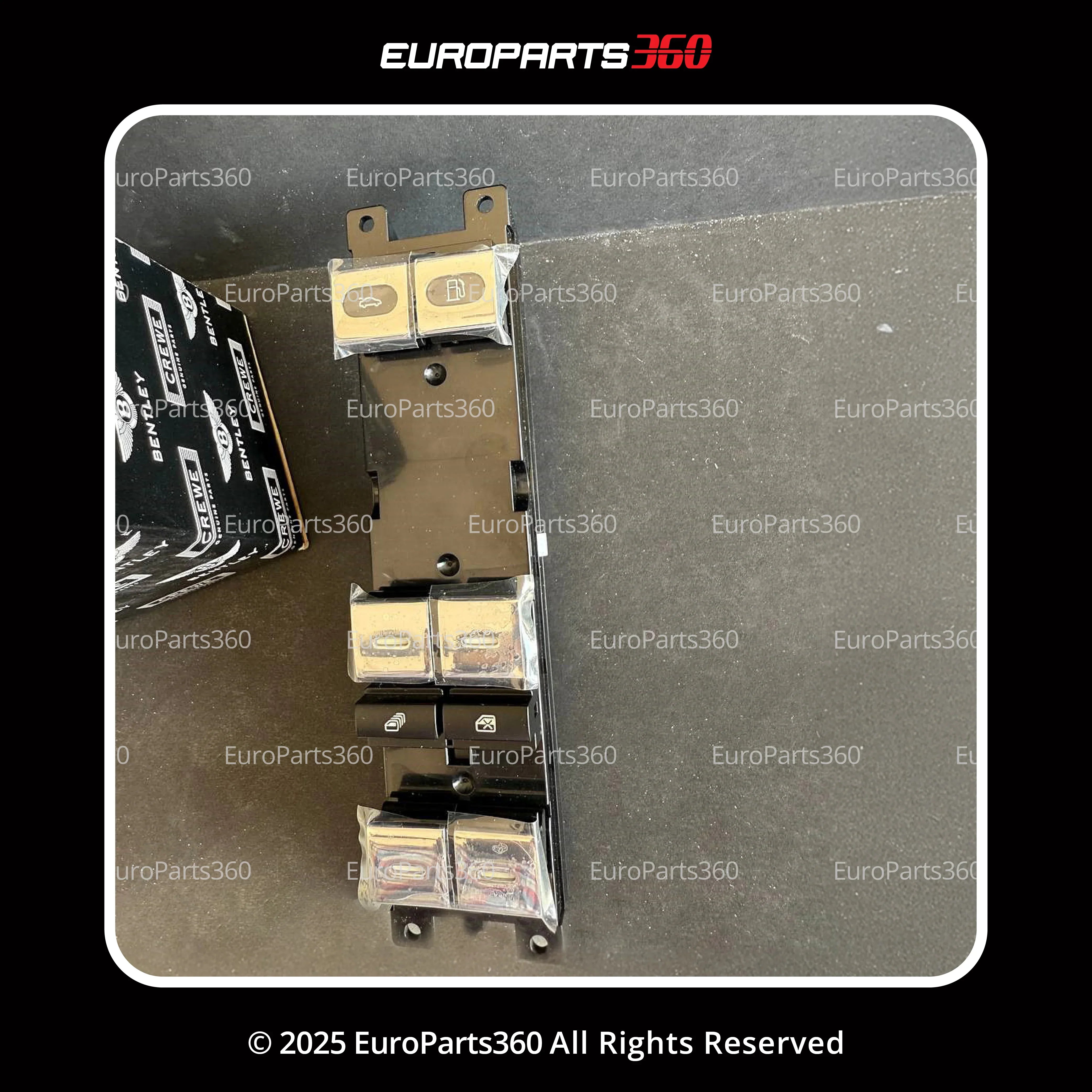 Bentley GT GTC Flying Spur Master Window Switch 3W3959857D - Europarts360