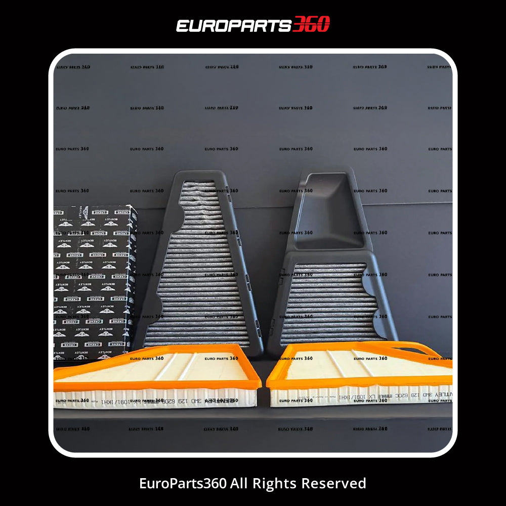 Bentley GT, GTC, Flying Spur W12 Pollen & Air Filter Set | OEM 3W0129620B / 3D1819619 - Europarts360