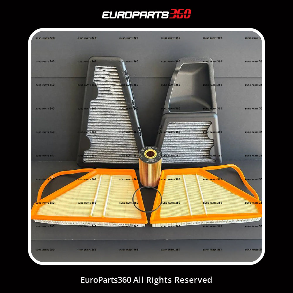 Bentley GT, GTC, Flying Spur W12 Pollen, Air & Oil Filter Set | OEM 3D1819620B, 07C115562E, 3D1819619A - Europarts360