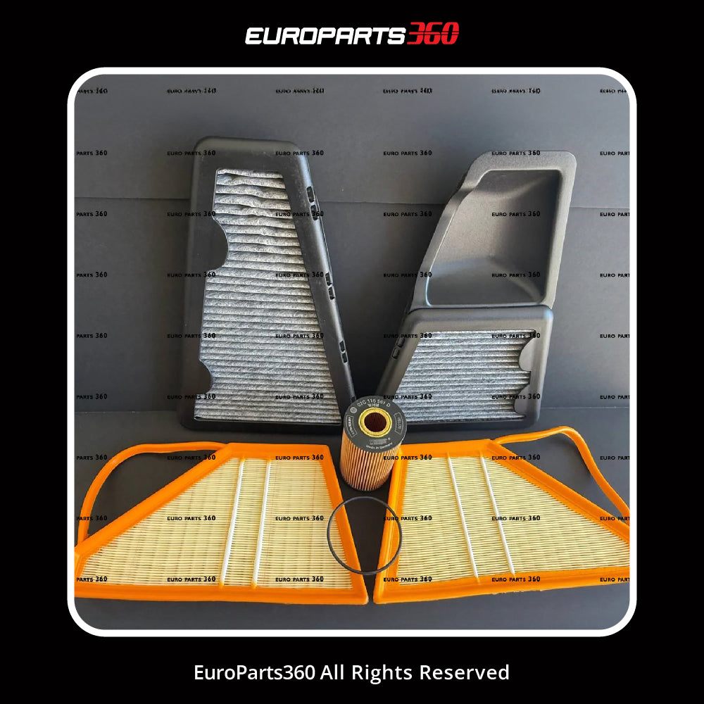 Bentley GT, GTC, Flying Spur W12 Pollen, Air & Oil Filter Set | OEM 3D1819620B, 07C115562E, 3D1819619A - Europarts360