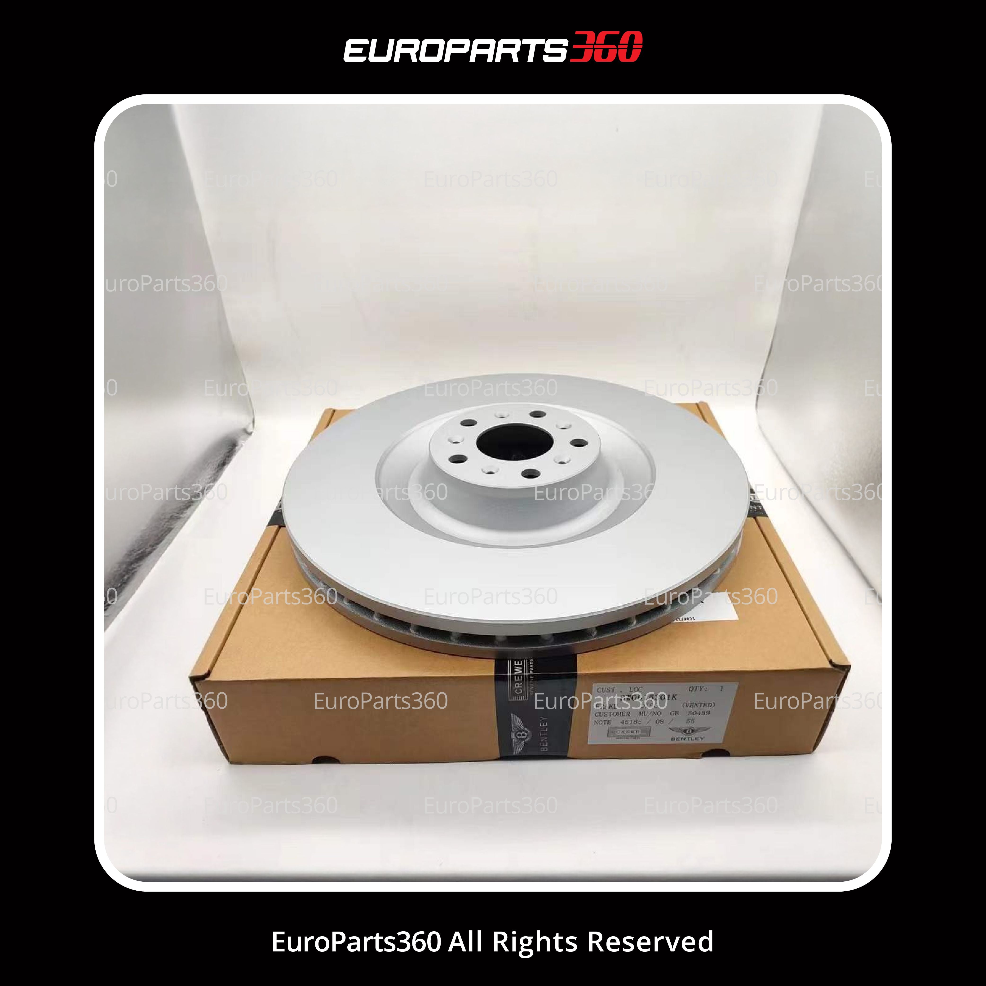 Bentley Gt Gtc Flying Rear Brake Rotors Set 2004-2018 3w0615301k - Europarts360