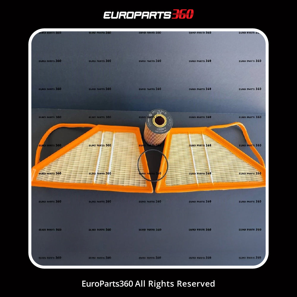 Bentley Gt Gtc Flying Spur Air and Oil Filter Set for W12 Engines 3W0129620B, 07C115562E