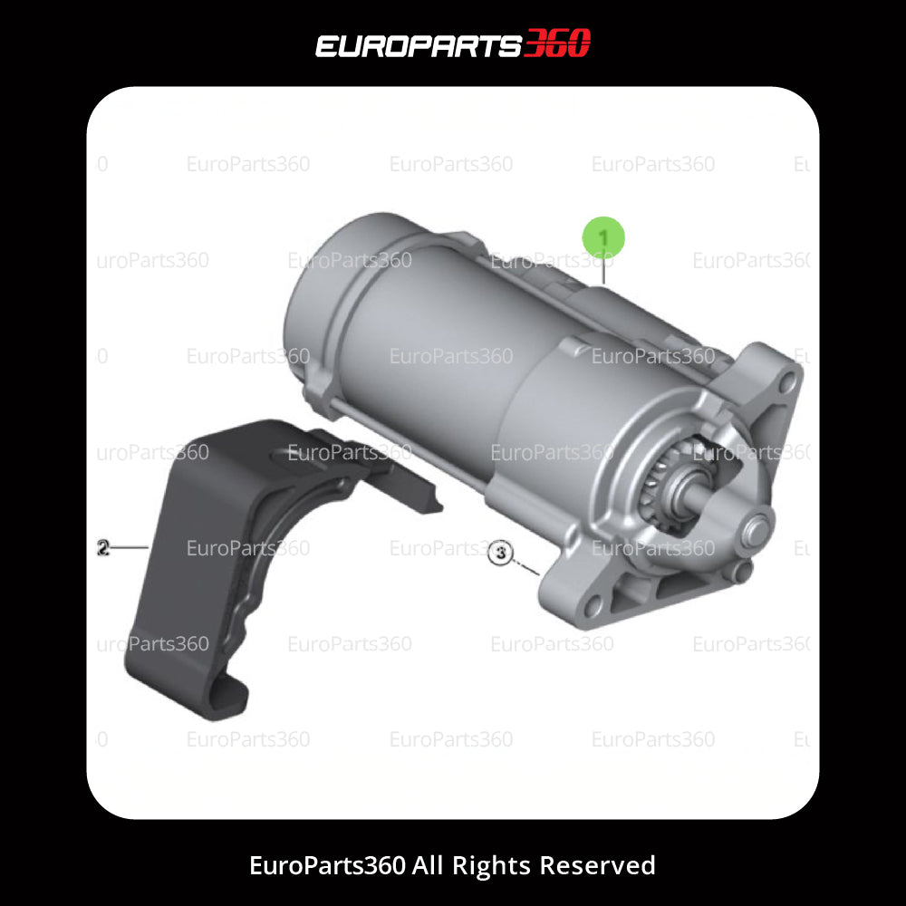 Bmw 2 X1 X2 Mini F55 F56 Clubman Cabrio Countryman Starter Motor 12417645979 - Europarts360