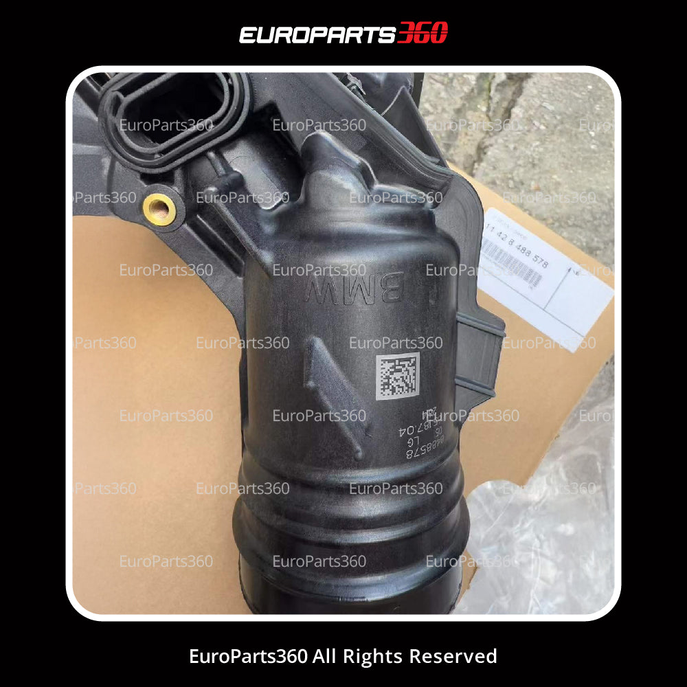 Bmw 840i Xdrive Gran Coupe M340i Xdrive 740i Oil Filter Housing 11428488578 Genuine -OEM- Europarts360