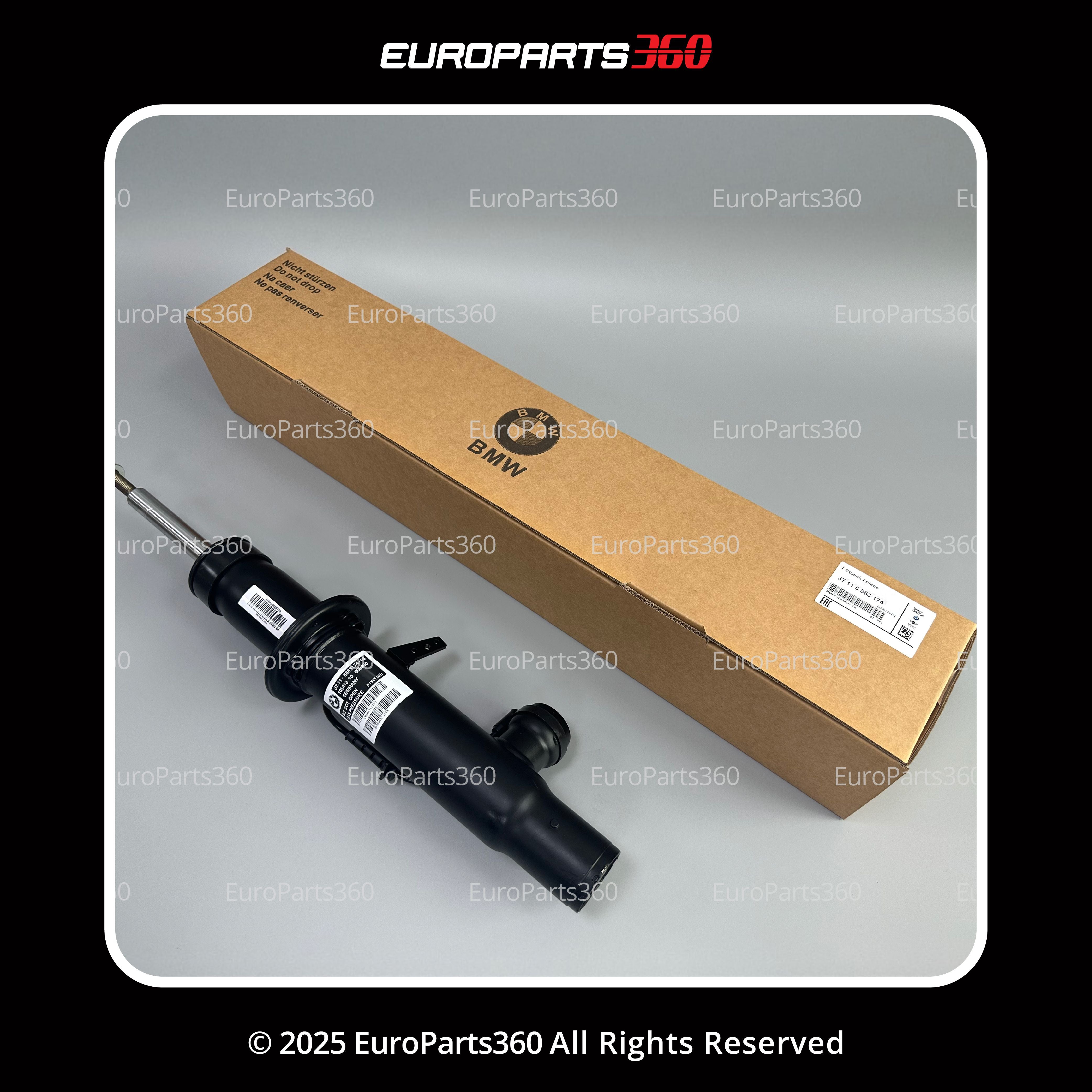 Bmw X5 F15 X6 F16 Front Shock Absorber With Vdc Set for Left and Right Side 37106875083, 37106875084 - Europarts360