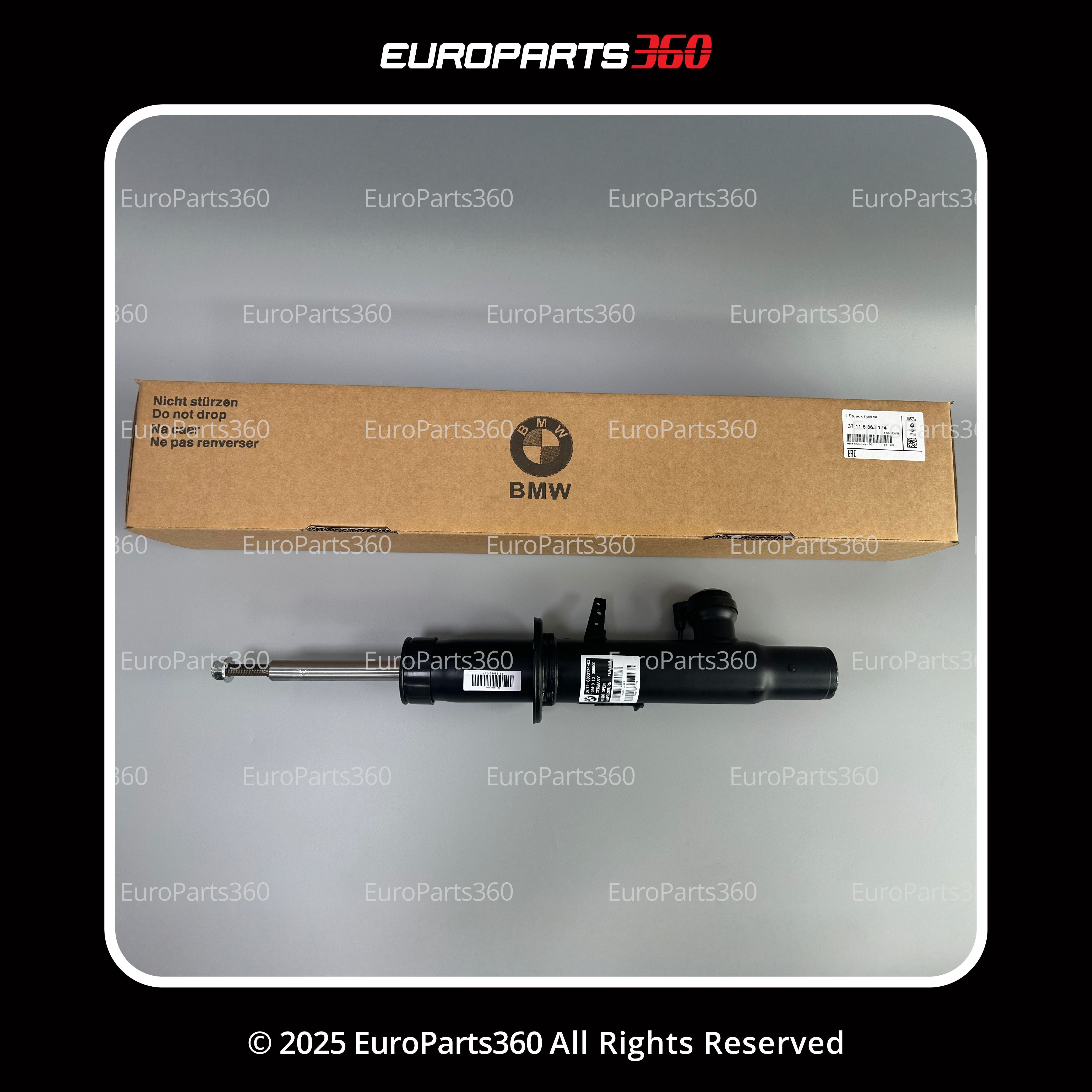 Bmw X5 F15 X6 F16 Front Shock Absorber With Vdc Set for Left and Right Side 37106875083, 37106875084 - Europarts360