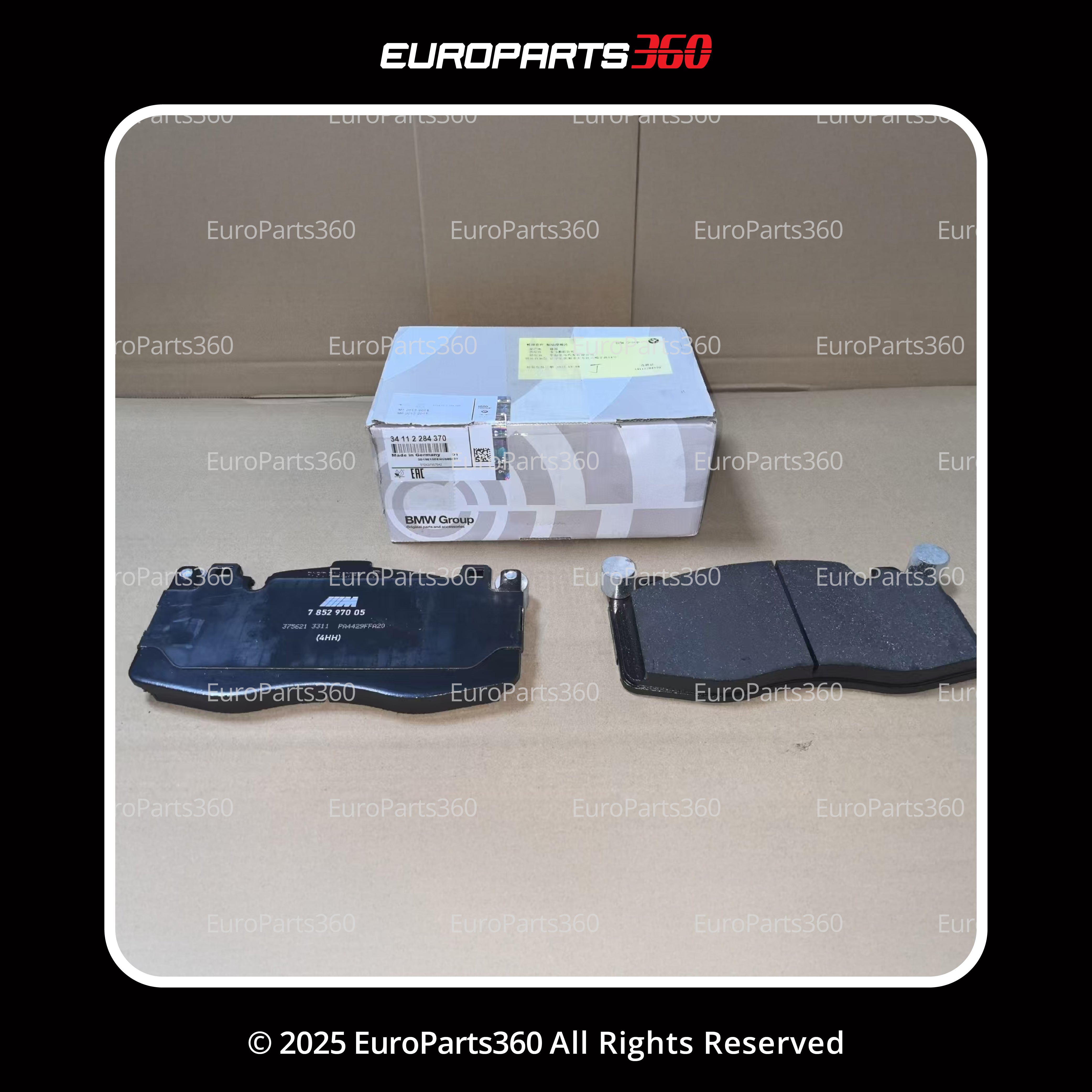 Bmw X5 M X6 M Front Brake Pads 34117852969, 34112284370 2014-19 - Europarts360