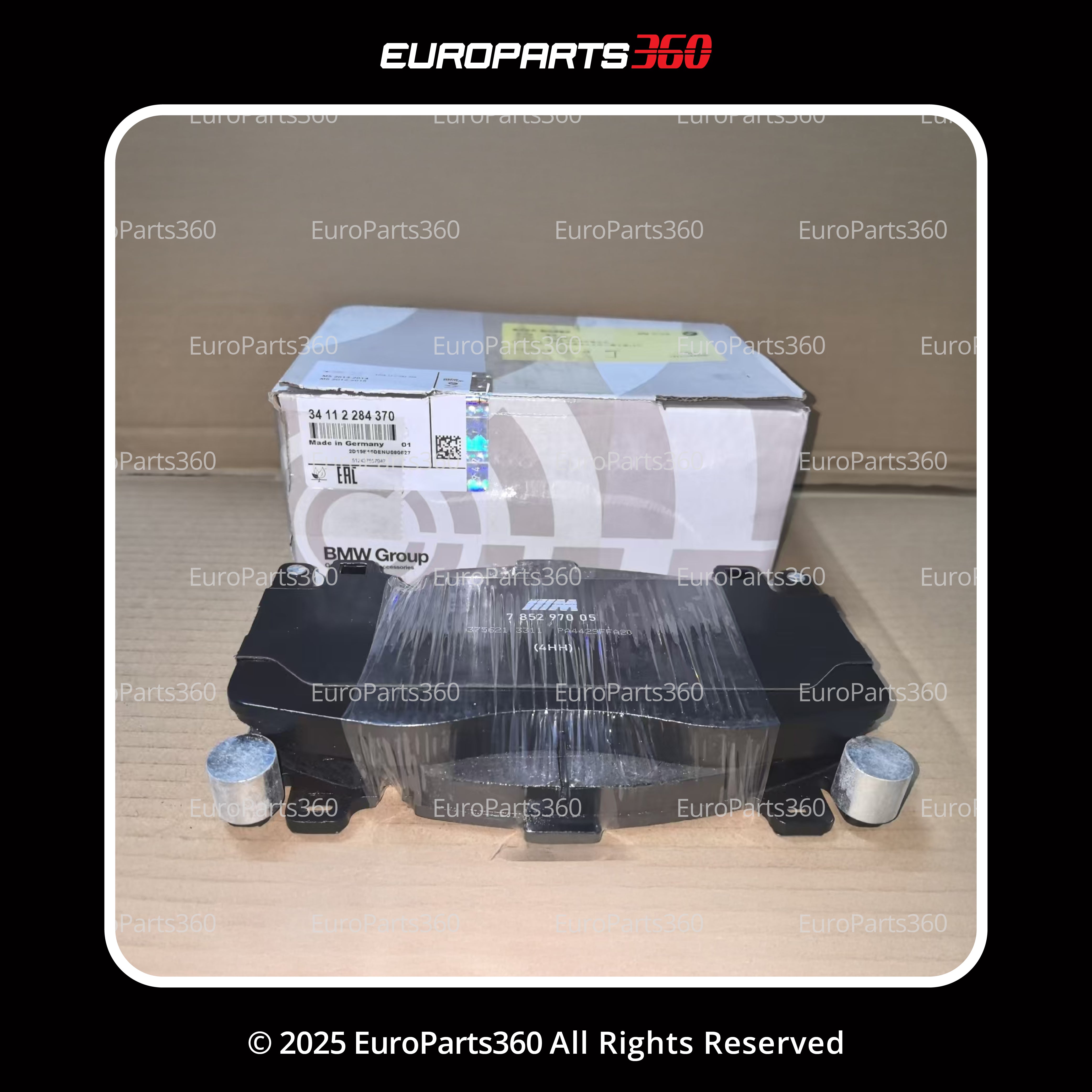 Bmw X5 M X6 M Front Brake Pads 34117852969, 34112284370 2014-19 - Europarts360