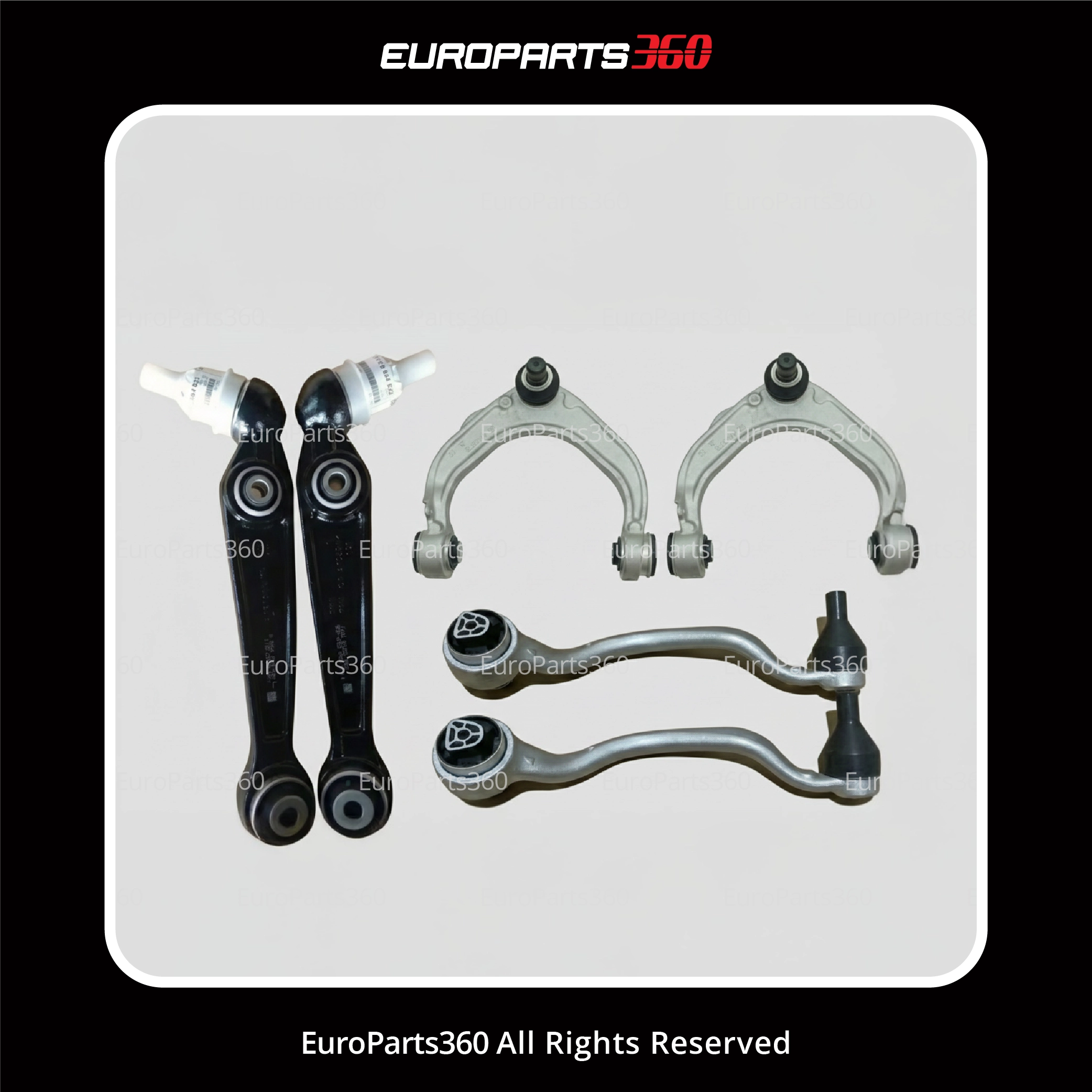 Genuine BMW Complete 6-Piece Front Control Arm Set | X5 (F15) & X6 (F16) 2013-2019 Europarts360