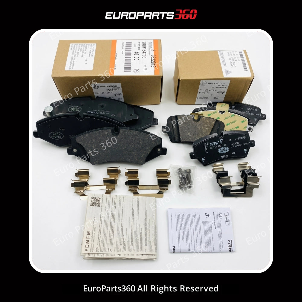 Land Rover Discovery Sport, Evoque Front & Rear Brake Pad Set LR140729 LR160504