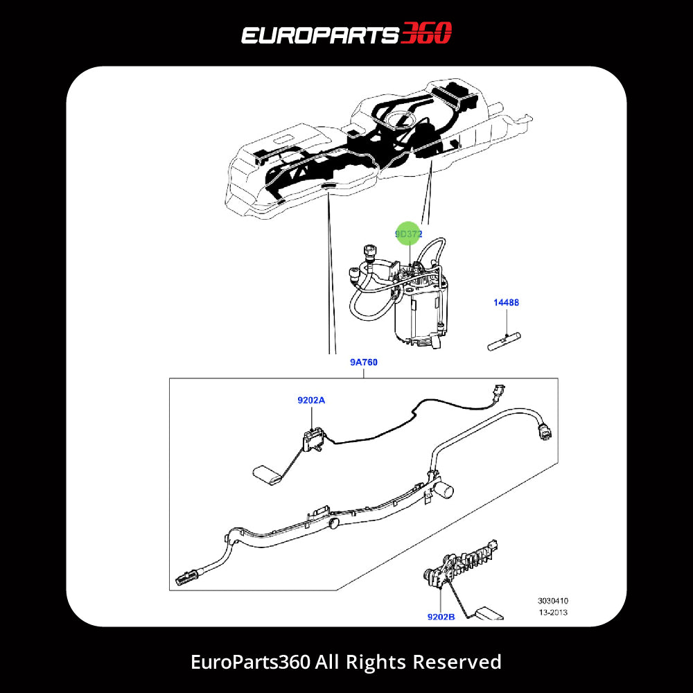 Land Rover Range Rover Fuel Pump Module LR042717 - Europarts360