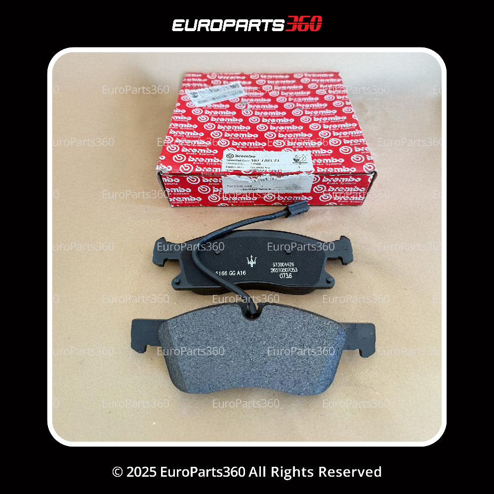 MASERATI LEVANTE BASE FRONT AND REAR BRAKE PADS WITH SENSORS 673004427 673004626 - Europarts360