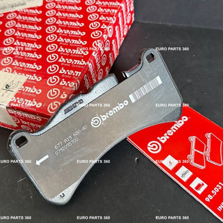 MASERATI GHIBLI QUATTROPORTE FRONT AND REAR BRAKE PADS SET WITH SENSORS 980156007 980156013 - Europarts360