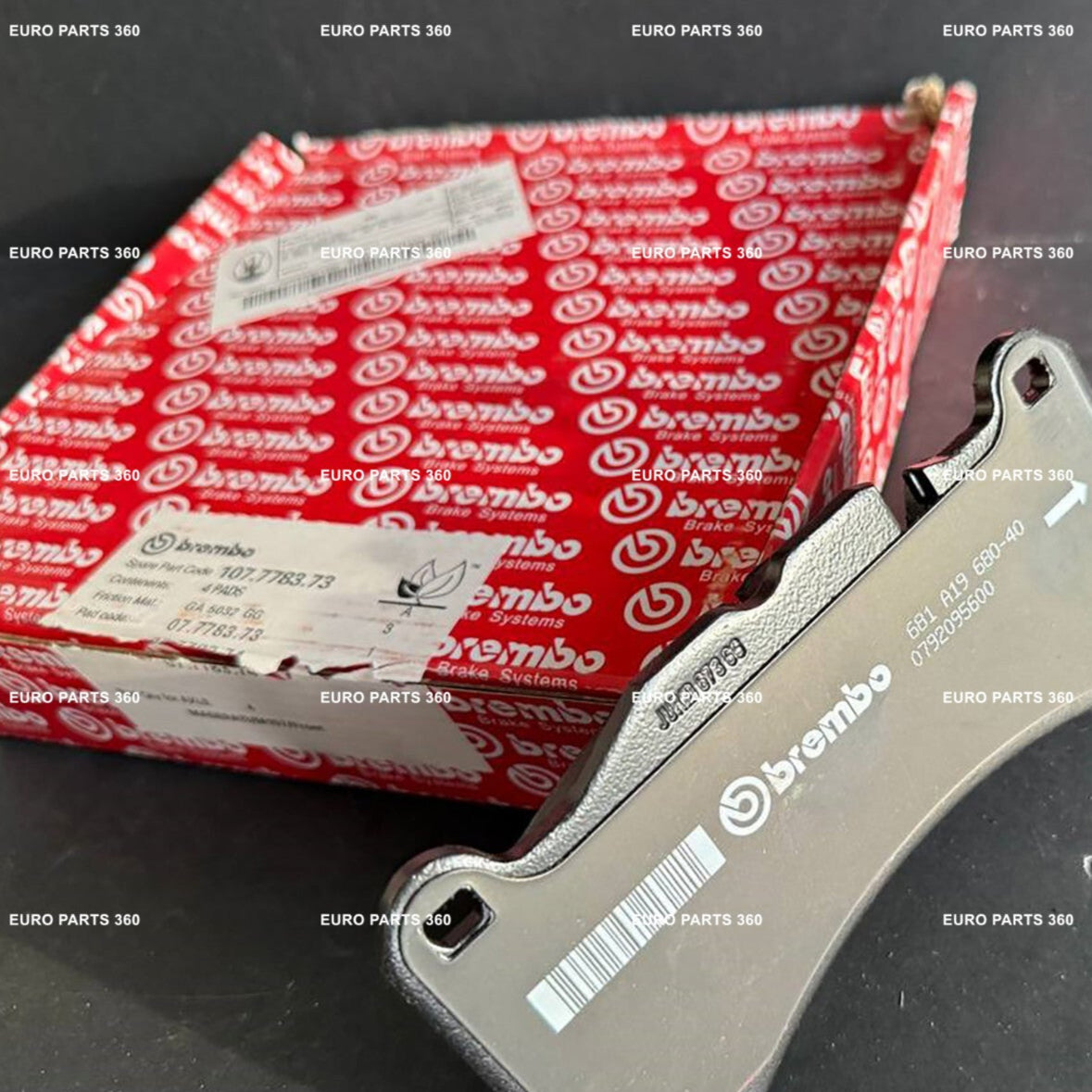 MASERATI GHIBLI QUATTROPORTE FRONT AND REAR BRAKE PADS SET WITH SENSORS 980156007 980156013 - Europarts360