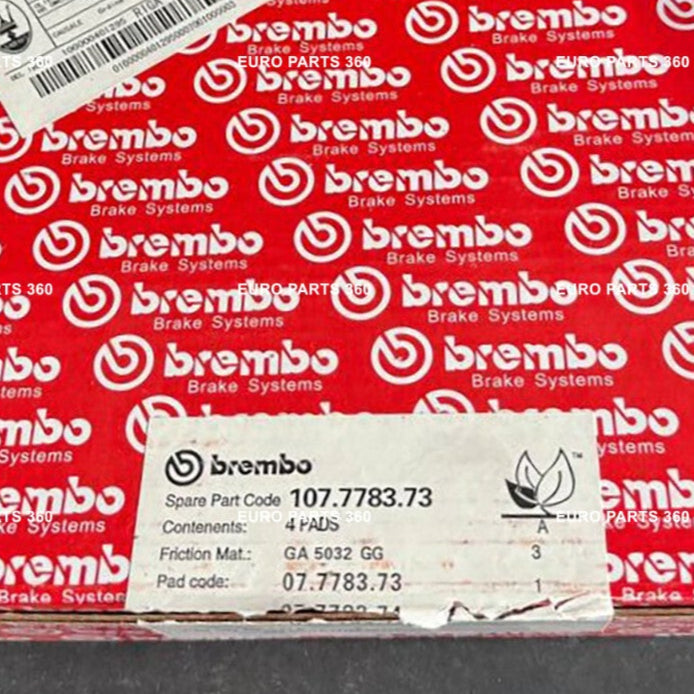 MASERATI GHIBLI QUATTROPORTE FRONT AND REAR BRAKE PADS SET WITH SENSORS 980156007 980156013 - Europarts360