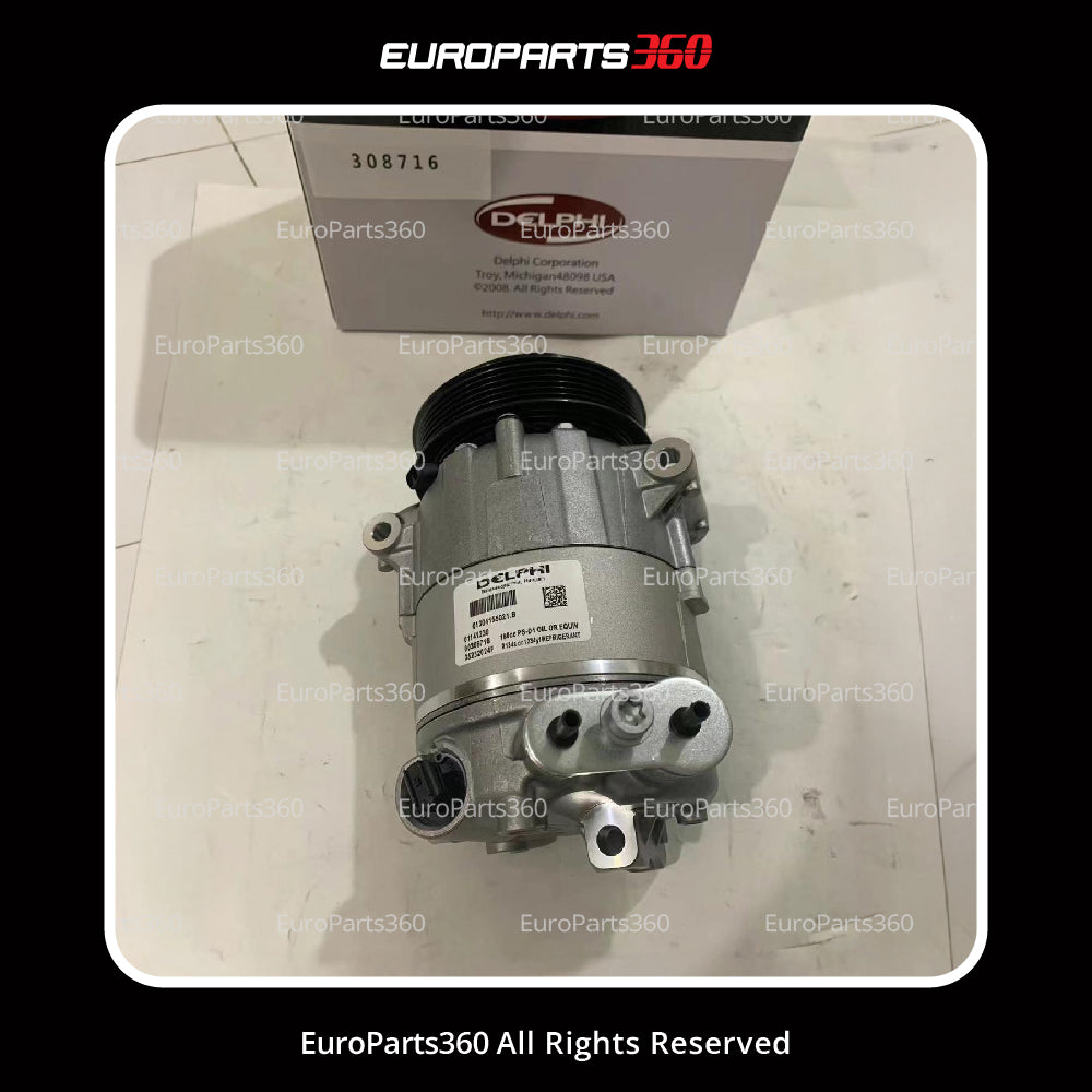MASERATI GHIBLI QUATTROPORTE LEVANTE AC COMPRESSOR 308716 - Europarts360