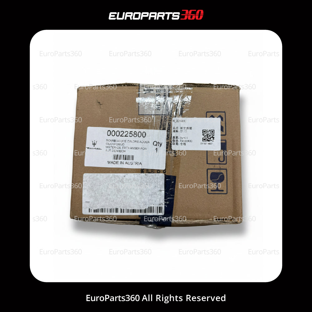 Maserati GranCabrio Granturismo Quattroporte Oil Heat Exchanger 225800 Genuine -OEM- Europarts360