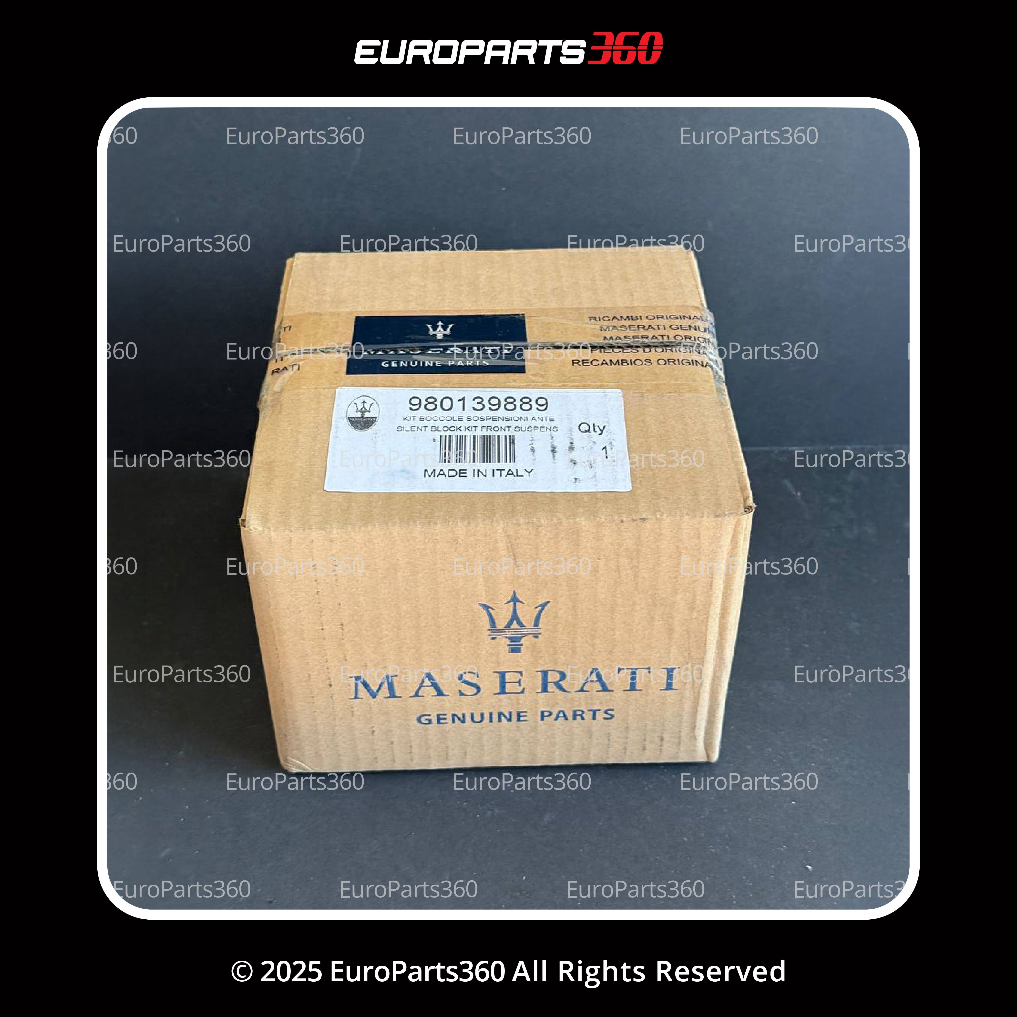 MASERATI GRANCABRIO GRANTUISMO QUATTROPORTE FRONT CONTROL ARM BUSHKIT 980139889 - Europarts360