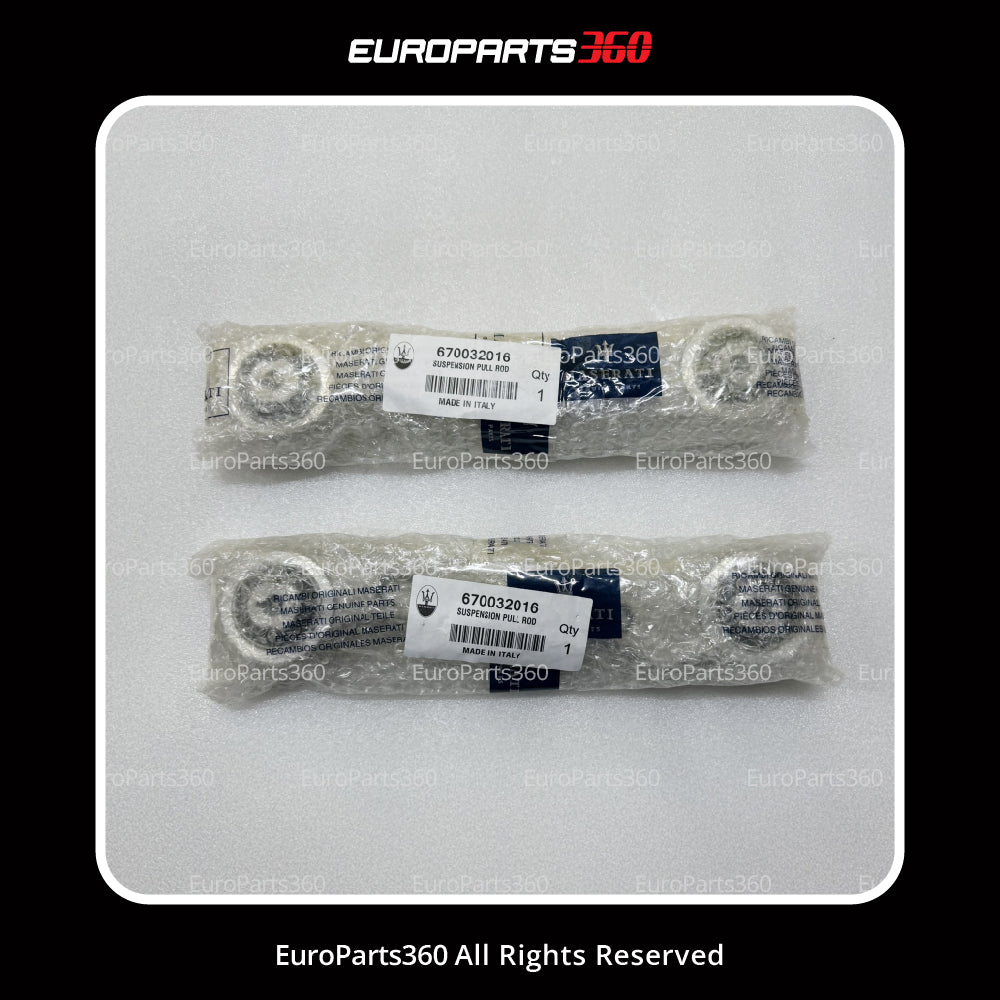 Maserati Levante 2pcs Rear Upper Tension Bar Link Control Arms 670032016 Genuine -OEM- Europarts360