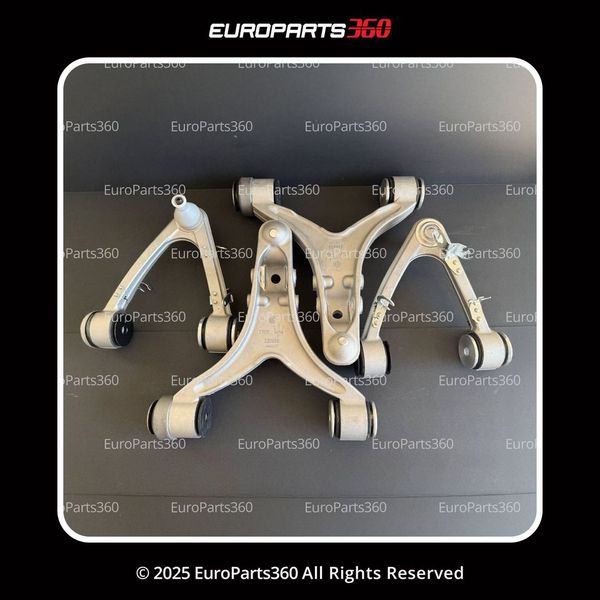 MASERATI QUATTROPORTE GRANTURISMO FRONT SUSPENSION UPPER AND LOWER CONTROL ARMS 980139894 - Europarts360