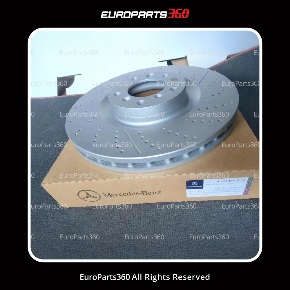 Mercedes Benz Amg Gt C Amg Gt R Amg Gt S C63 Amg S Front Brake Rotor Set Left and Right A2224212612 - Europarts360