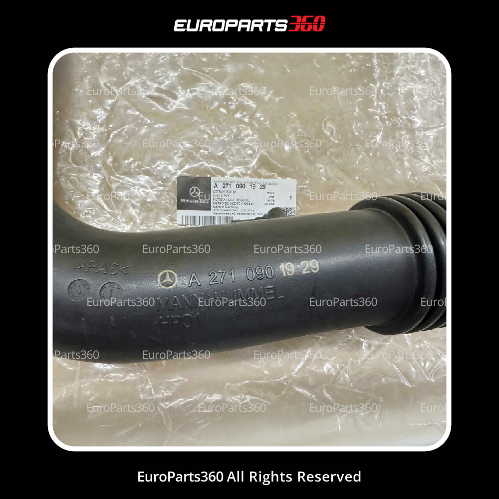 Mercedes Benz C E-Class Slk Air Turbo Intake Hose A2710901929 - Europarts360