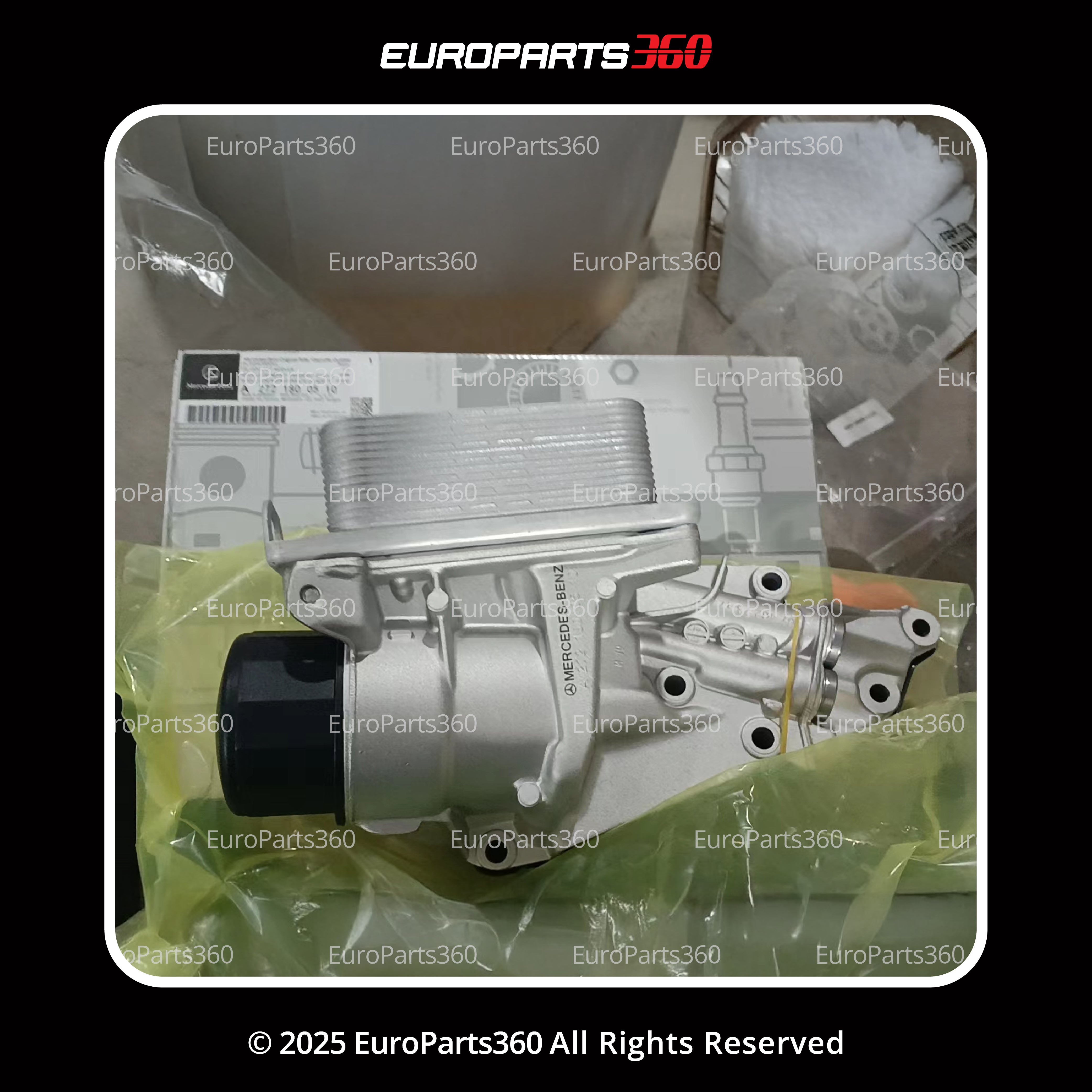 Mercedes Benz C E G Ml S Slk Class Oil Filter Housing With Oil Cooler Assy A2721800510 - Europarts360