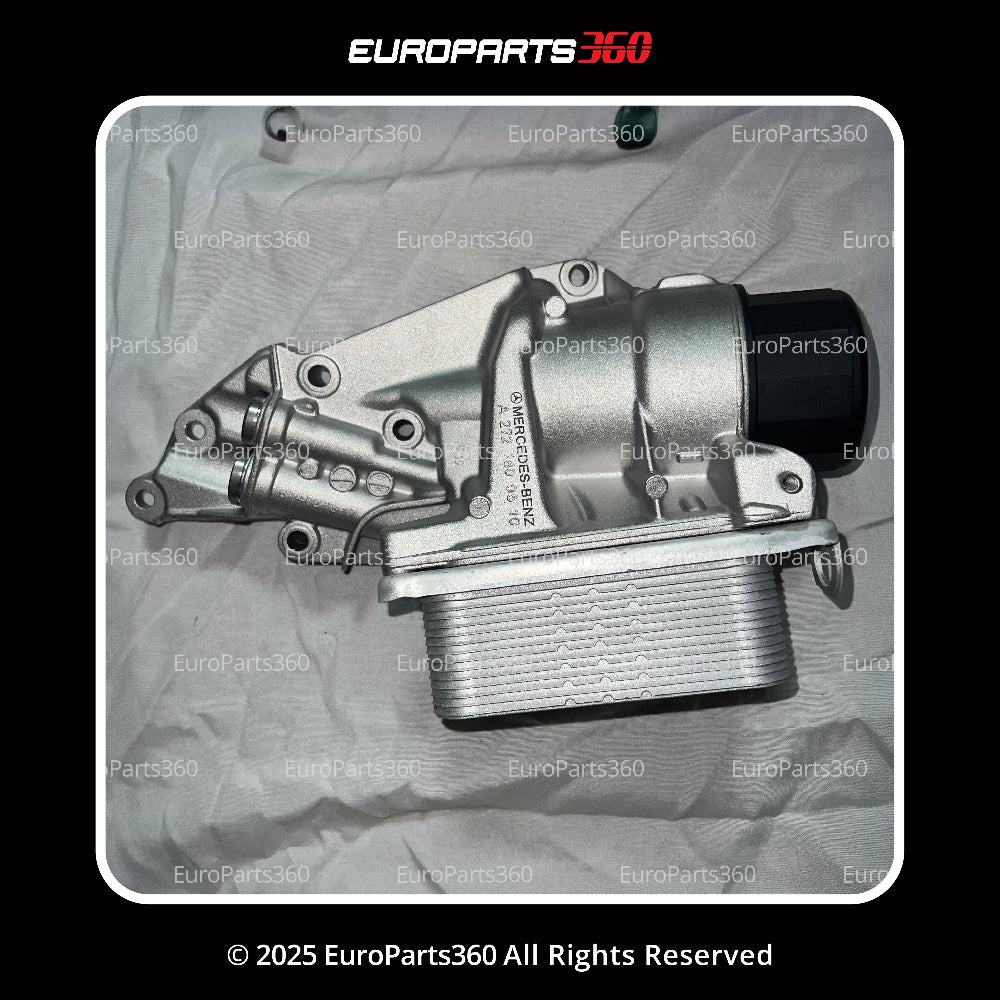 Mercedes Benz C E G Ml S Slk Class Oil Filter Housing With Oil Cooler Assy A2721800510 - Europarts360