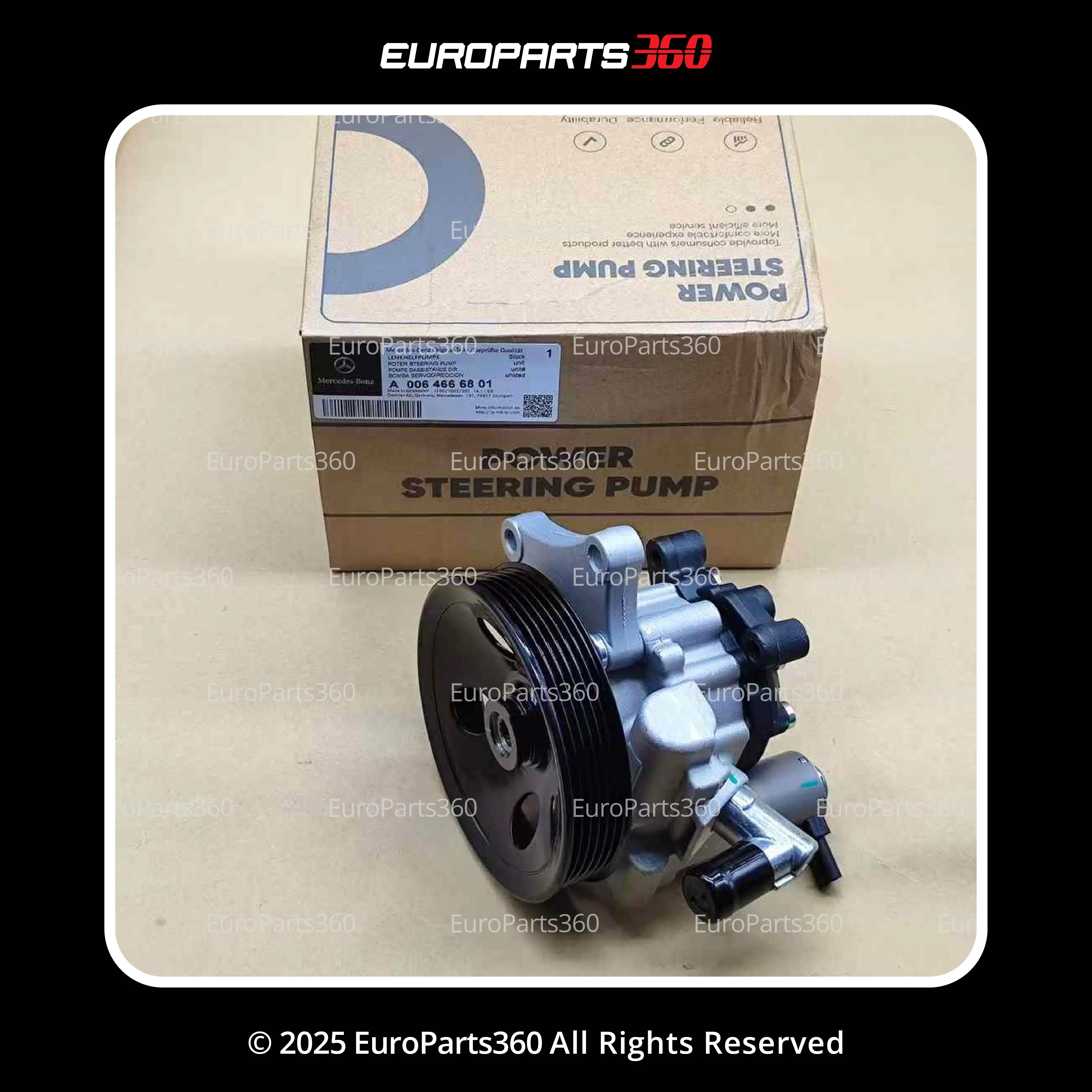MERCEDES BENZ C250 POWER STEERING PUMP A0064666801 - Europarts360