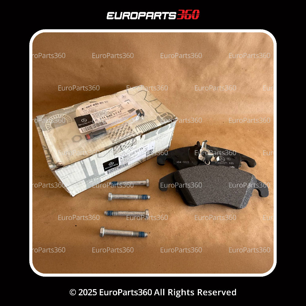 Mercedes Benz C300 C350 E250 Slc300 Slk250 Slk300 Front Brake Pads With Sensors A0074205820 - Europarts360