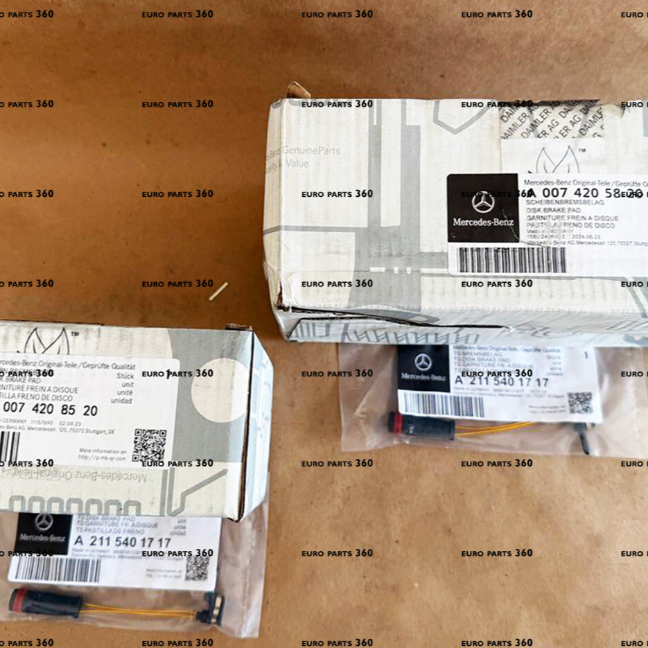 Mercedes Benz C300 C350 E250 Slc300 Slk250 Slk300 Front and Rear Brake Pads A0074205820 - Europarts360