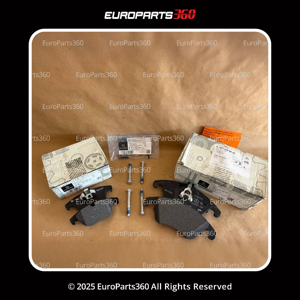 Mercedes Benz C300 C350 E250 Slc300 Slk250 Slk300 Front and Rear Brake Pads A0074205820 - Europarts360