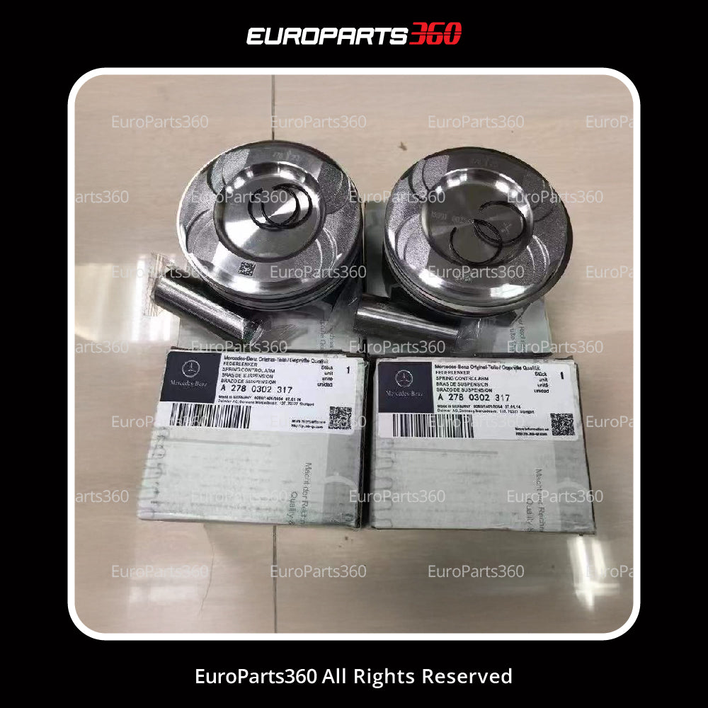 Mercedes Benz Cl550 Cls550 E550 Gl450 Gl550 Ml550 S550 Sl550 Piston Set of 8 A2780302317 - Europarts360