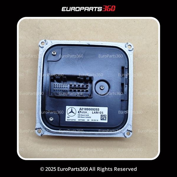 Mercedes Benz Cls400 Cls550 Cls63 Amg Cls63 Amg S Gls450 Headlight Ballast A2189009203 - Europarts360