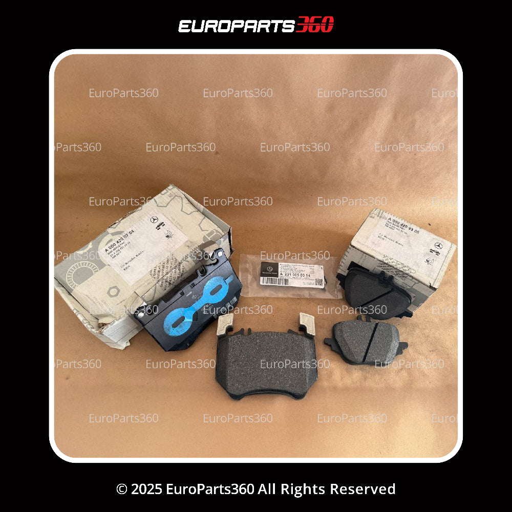 Mercedes Benz E Class 2023 Front and Rear Brake Pads With Sensor A0004200704 - Europarts360