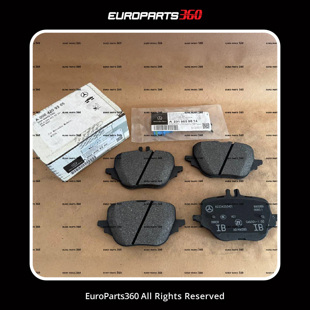 Mercedes Benz E Class 2023 Rear Brake Pads With Sensor A2319050014 - Europarts360