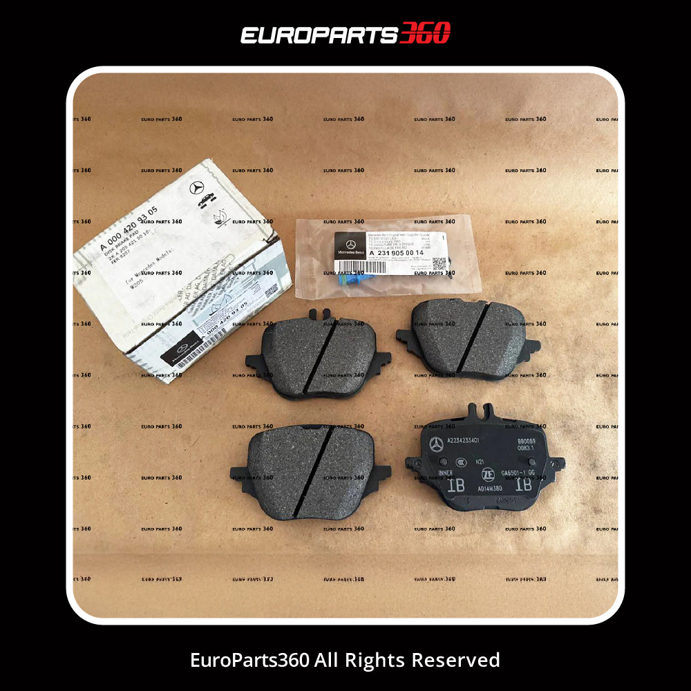 Mercedes Benz E Class 2023 Rear Brake Pads With Sensor A2319050014 - Europarts360