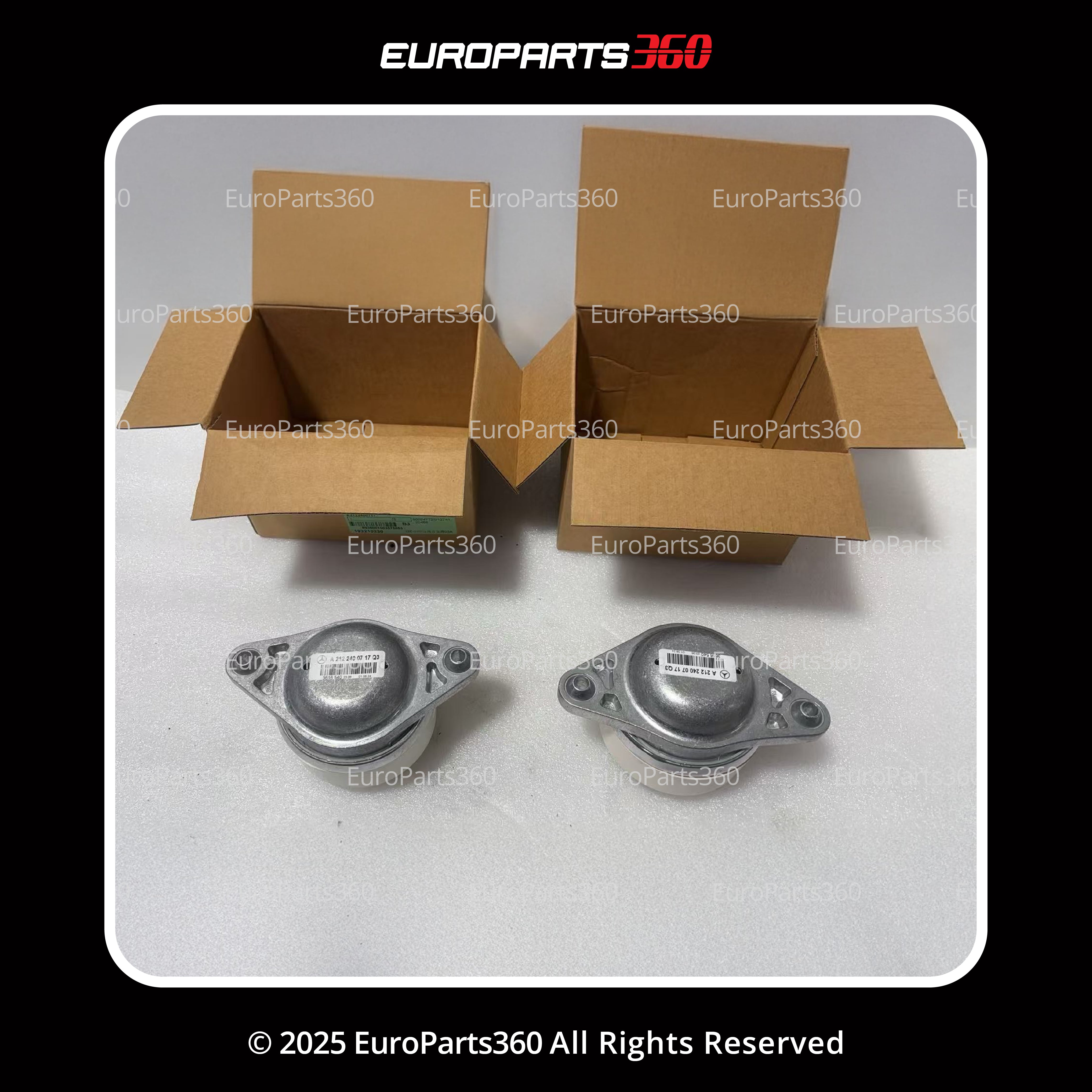 Mercedes Benz E350 Engine Mounts Left and Right Set A2122400717 - Europarts360