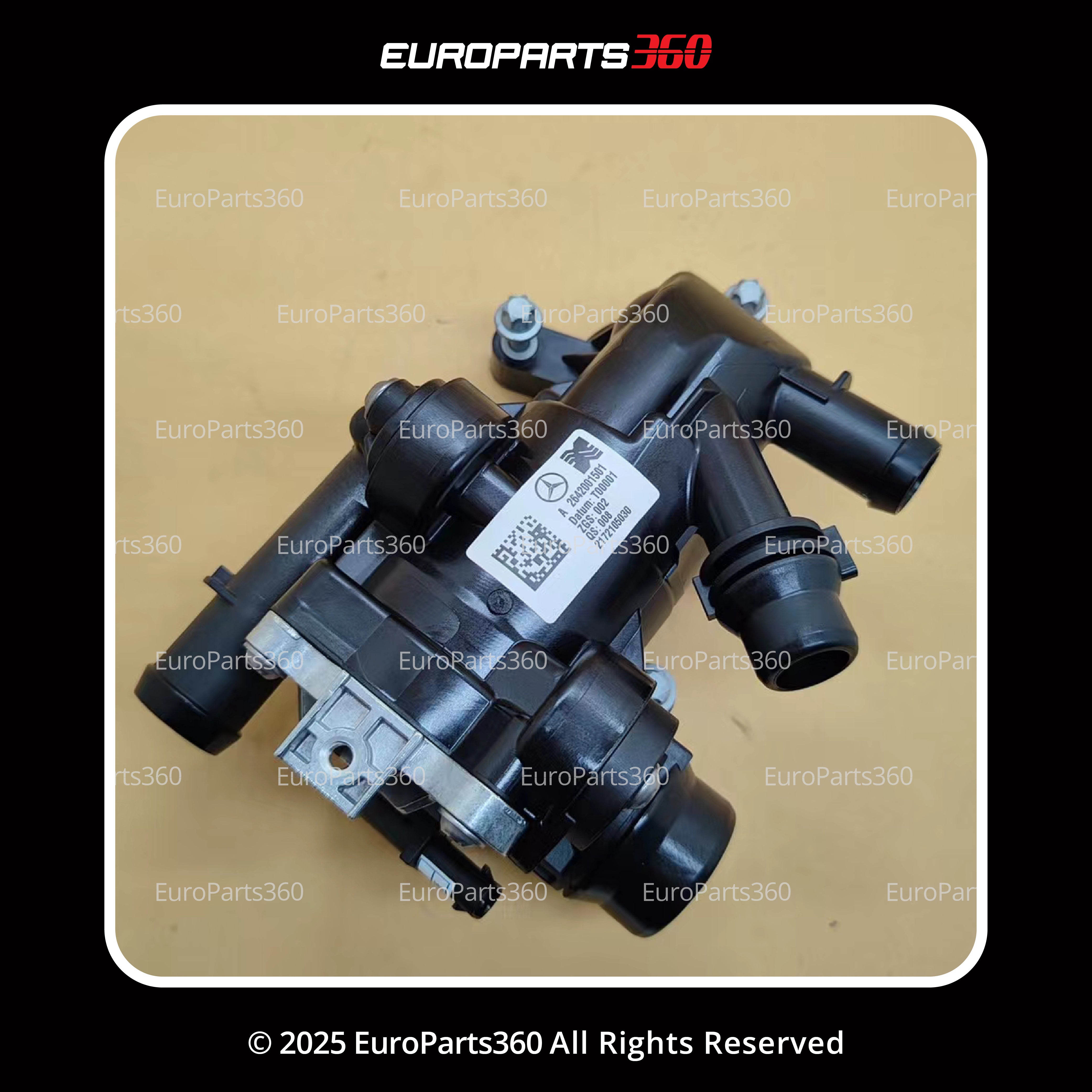 Mercedes Benz Engine Coolant Pump Thermostat Housing C E Cls Glc A2642001501 2019-23 - Europarts360