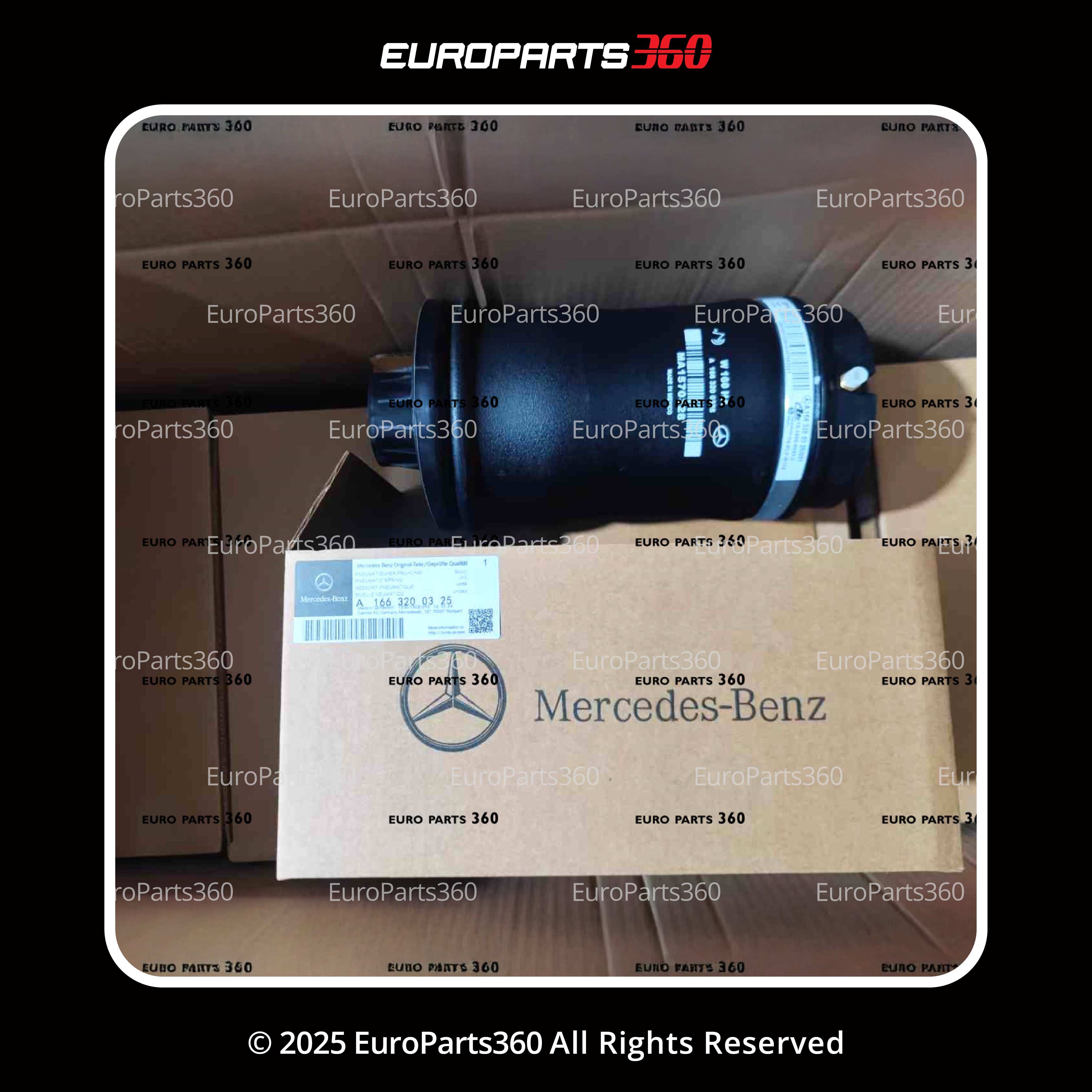 Mercedes Benz Gl320 Gl350 Gl450 Gl550 Ml320 Ml350 Rear Suspension Spring Set A1663200325 - Europarts360