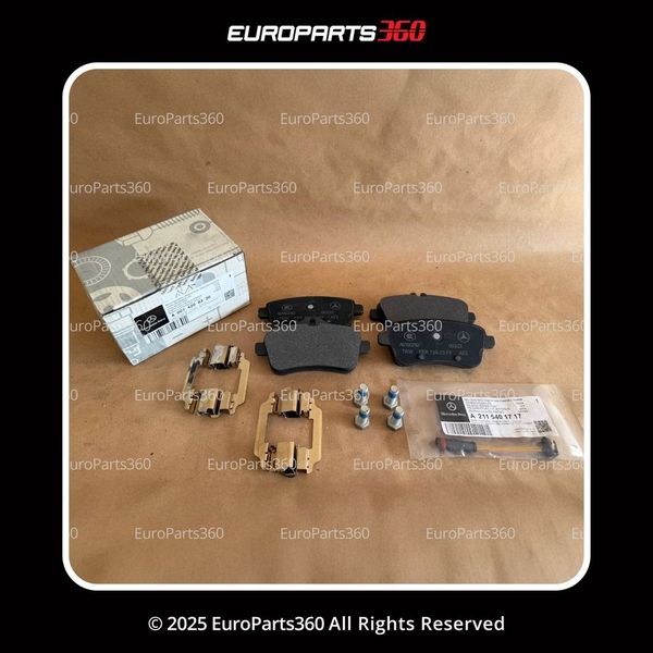 Mercedes Benz Gle 250d Gle 350d Ml250 Ml300 Ml350 Rear Brake Pads With Sensors A0074208320 - Europarts360